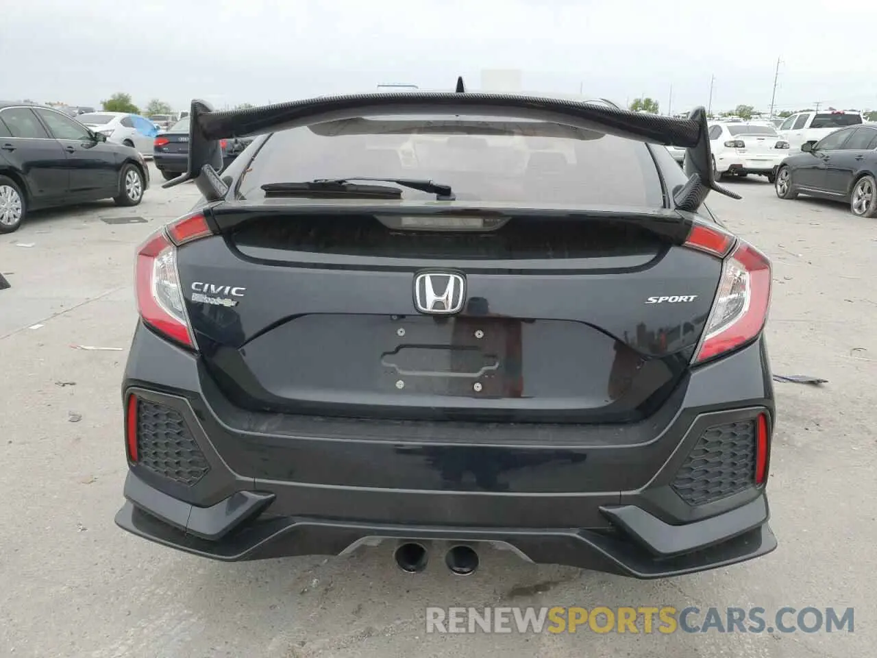 6 fotografías del automóvil dañado SHHFK7H43KU223074 HONDA CIVIC 2019