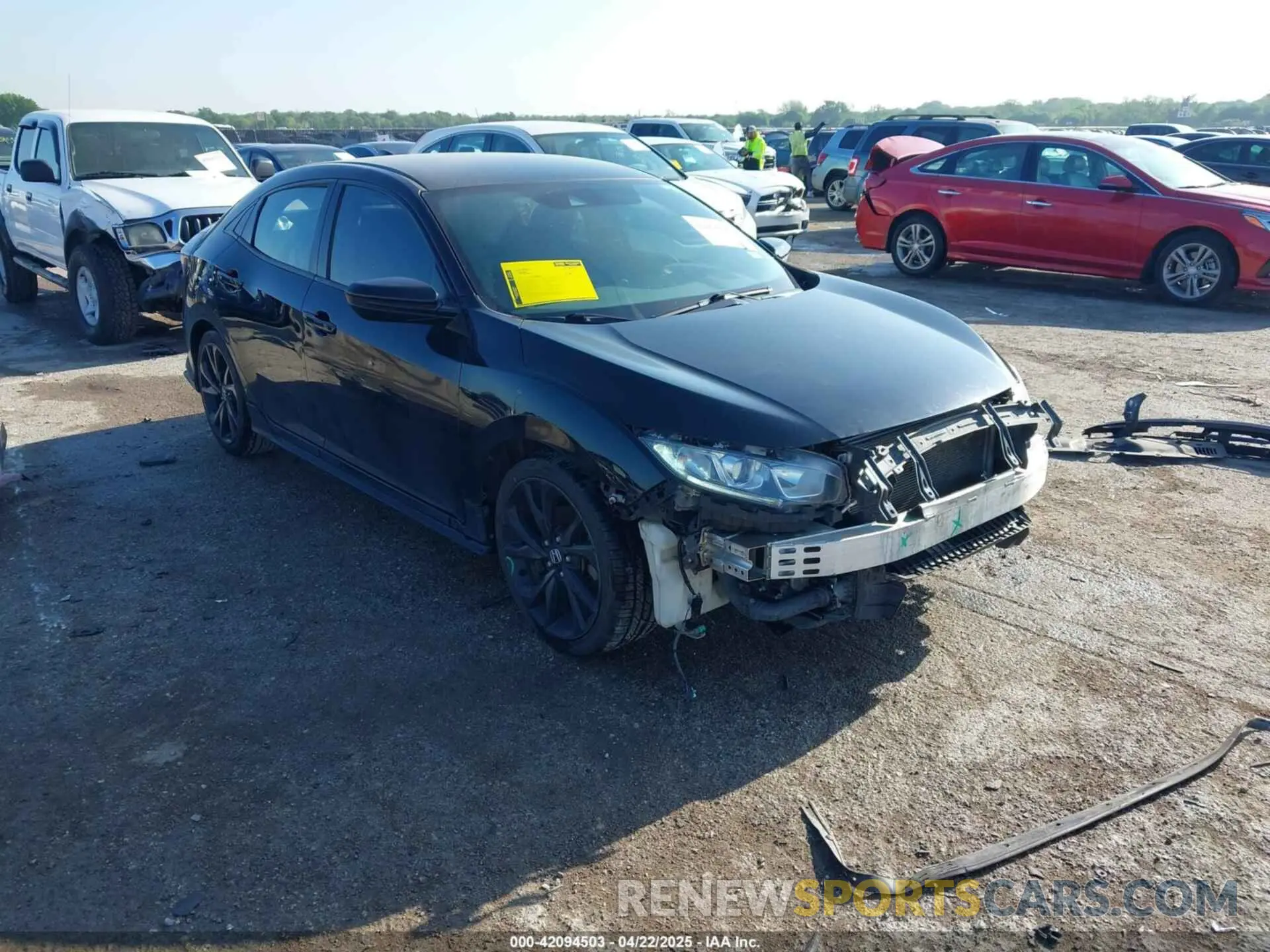 1 fotografías del automóvil dañado SHHFK7H43KU405311 HONDA CIVIC 2019
