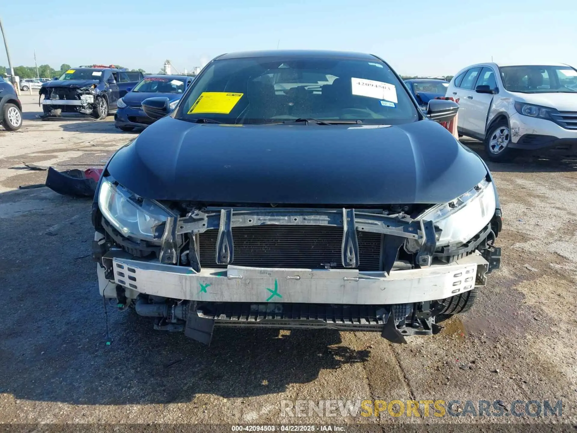 6 fotografías del automóvil dañado SHHFK7H43KU405311 HONDA CIVIC 2019