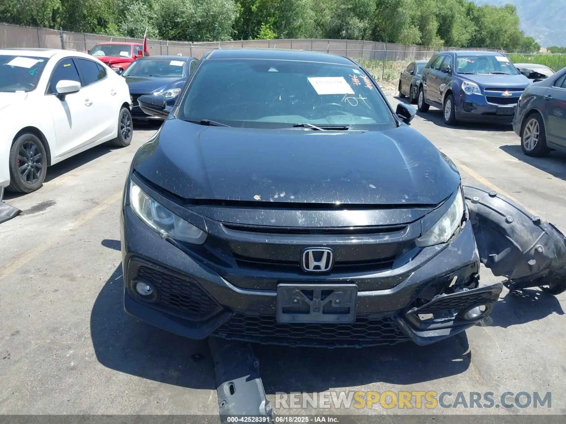 12 fotografías del automóvil dañado SHHFK7H43KU411898 HONDA CIVIC 2019