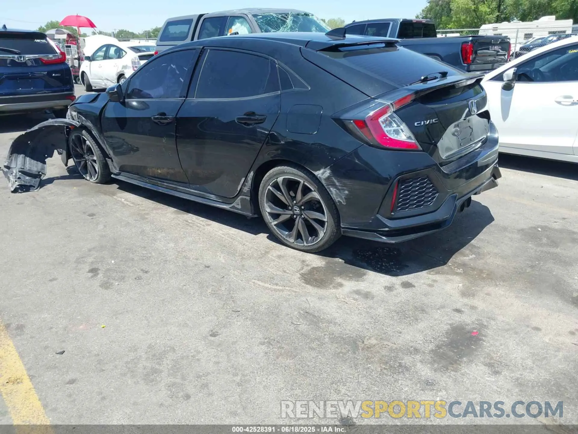 3 fotografías del automóvil dañado SHHFK7H43KU411898 HONDA CIVIC 2019