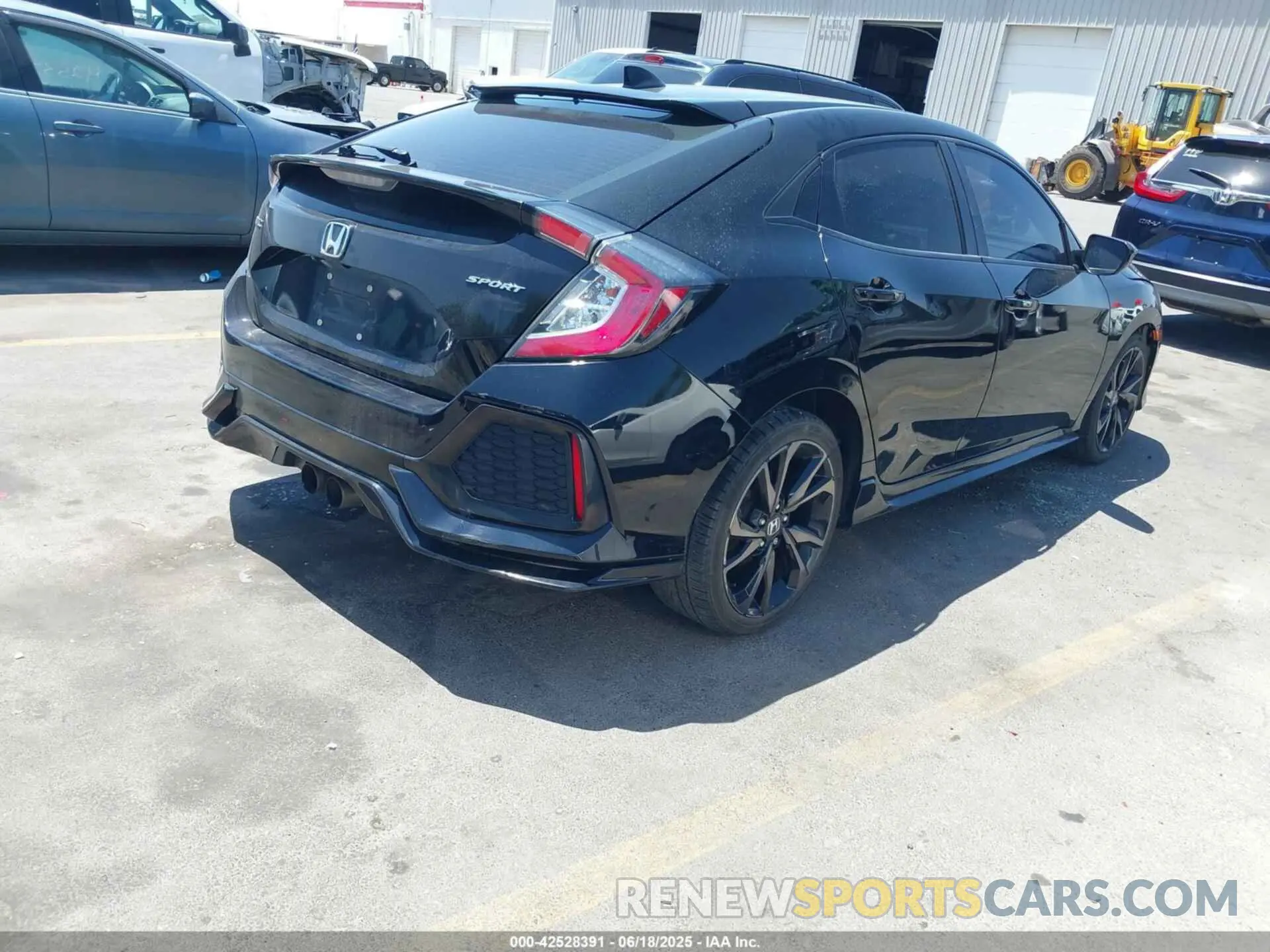 4 fotografías del automóvil dañado SHHFK7H43KU411898 HONDA CIVIC 2019