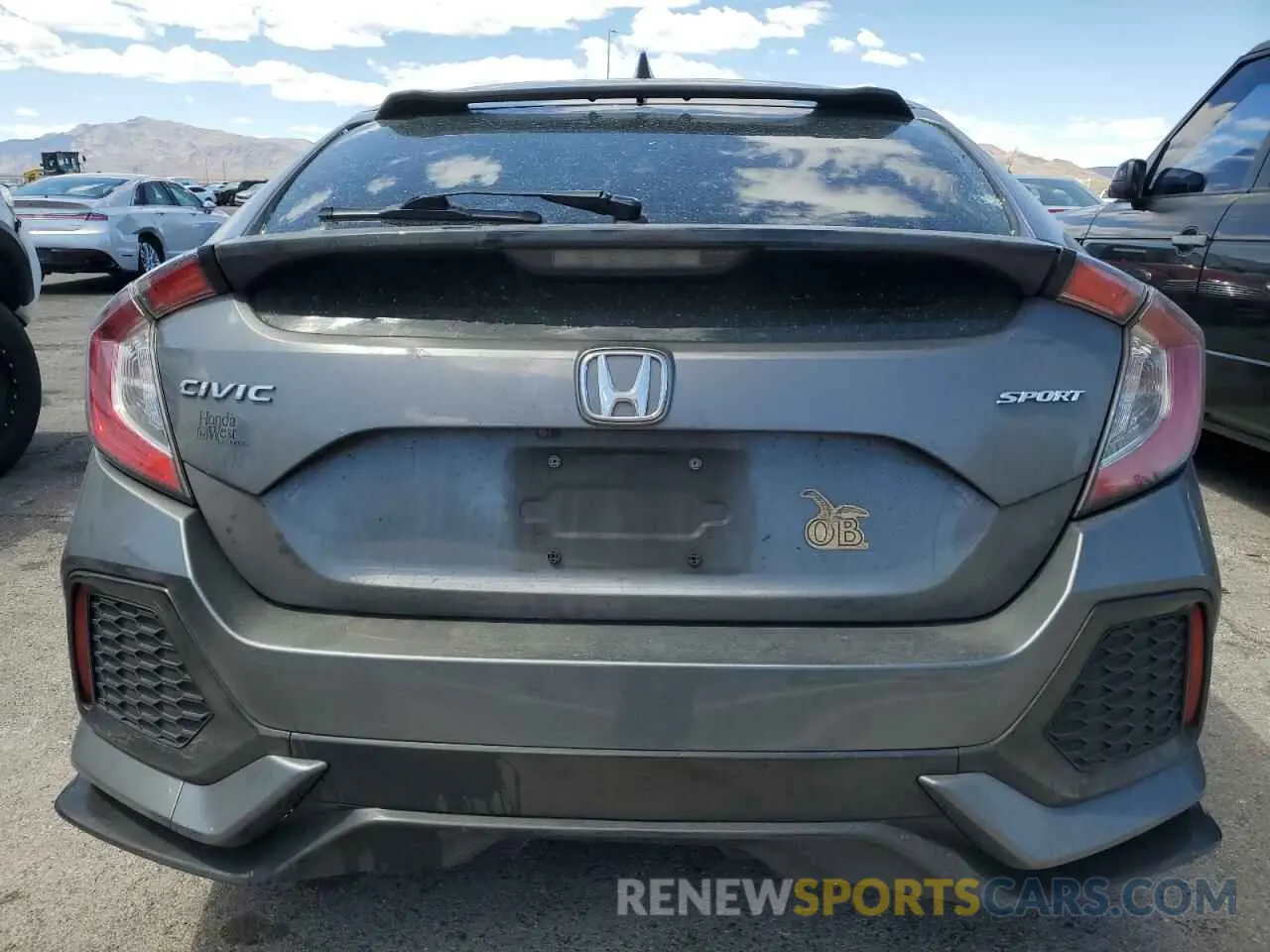6 fotografías del automóvil dañado SHHFK7H44KU205585 HONDA CIVIC 2019