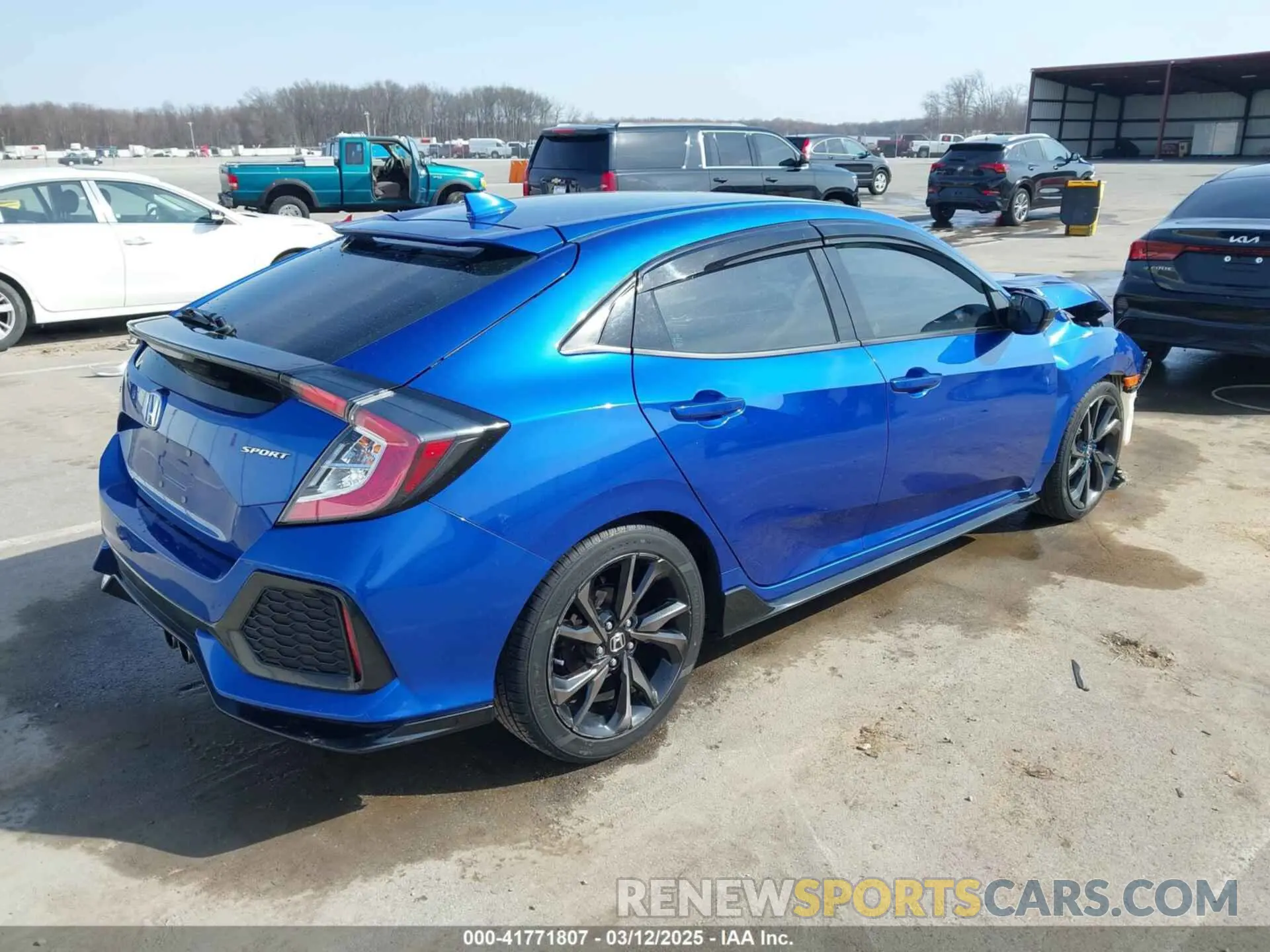 4 fotografías del automóvil dañado SHHFK7H44KU209751 HONDA CIVIC 2019