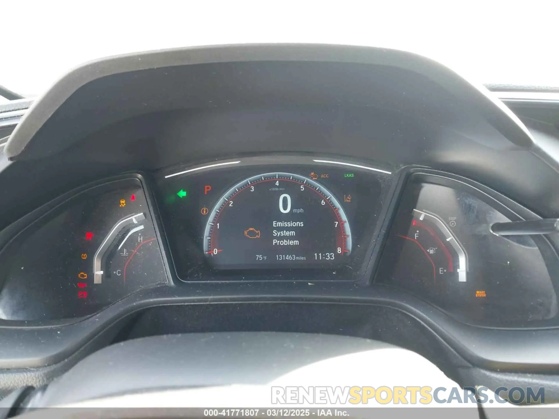 7 fotografías del automóvil dañado SHHFK7H44KU209751 HONDA CIVIC 2019