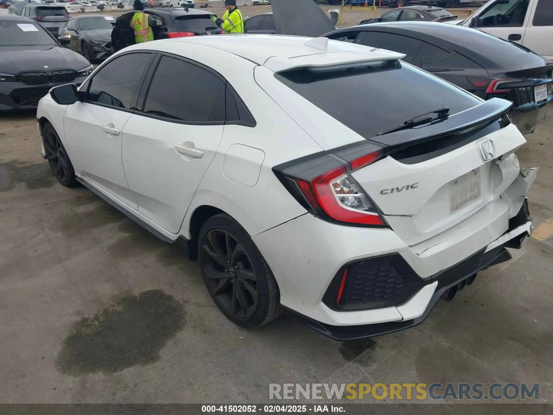 3 fotografías del automóvil dañado SHHFK7H44KU411991 HONDA CIVIC 2019
