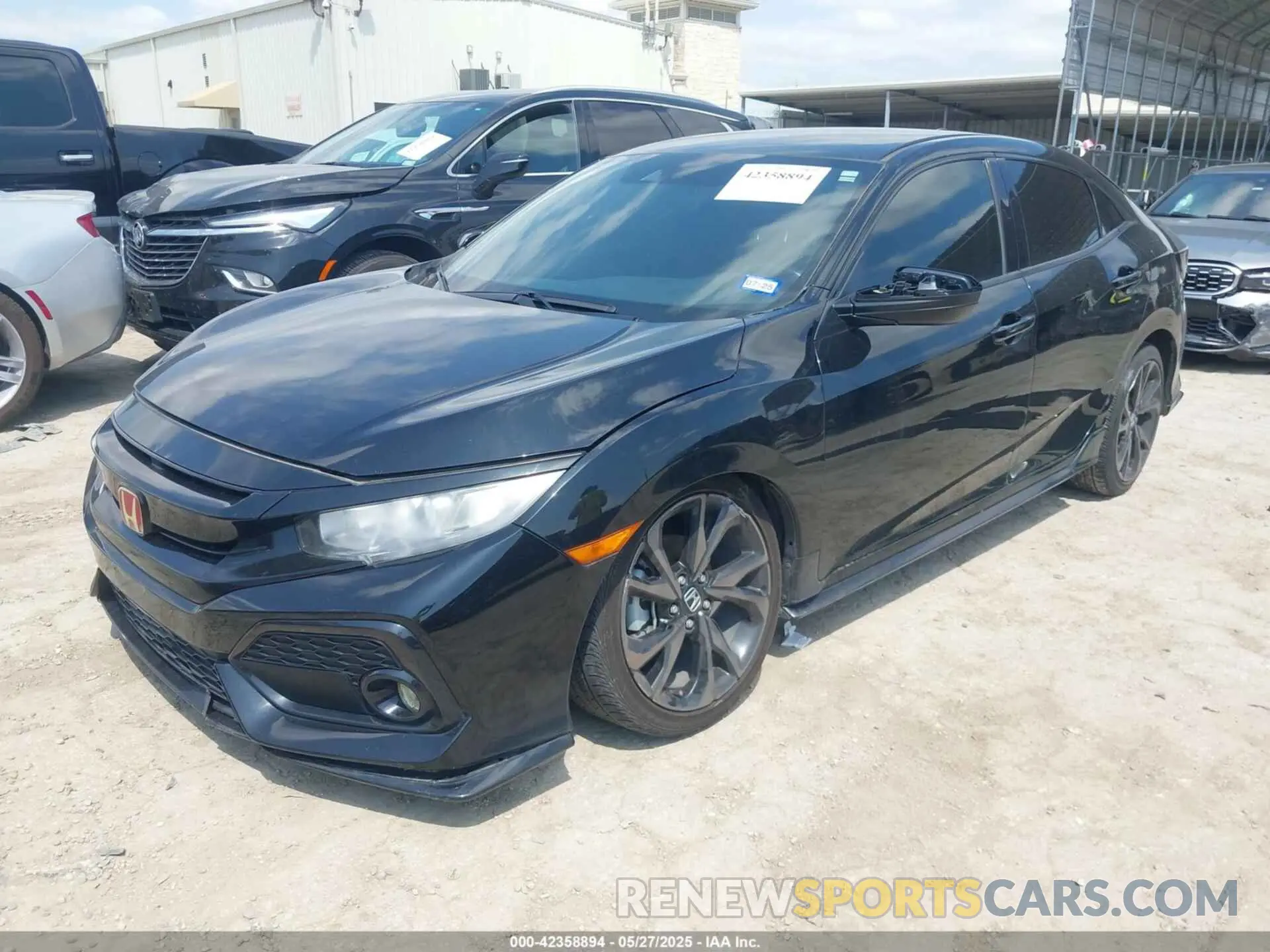 2 fotografías del automóvil dañado SHHFK7H45KU226624 HONDA CIVIC 2019
