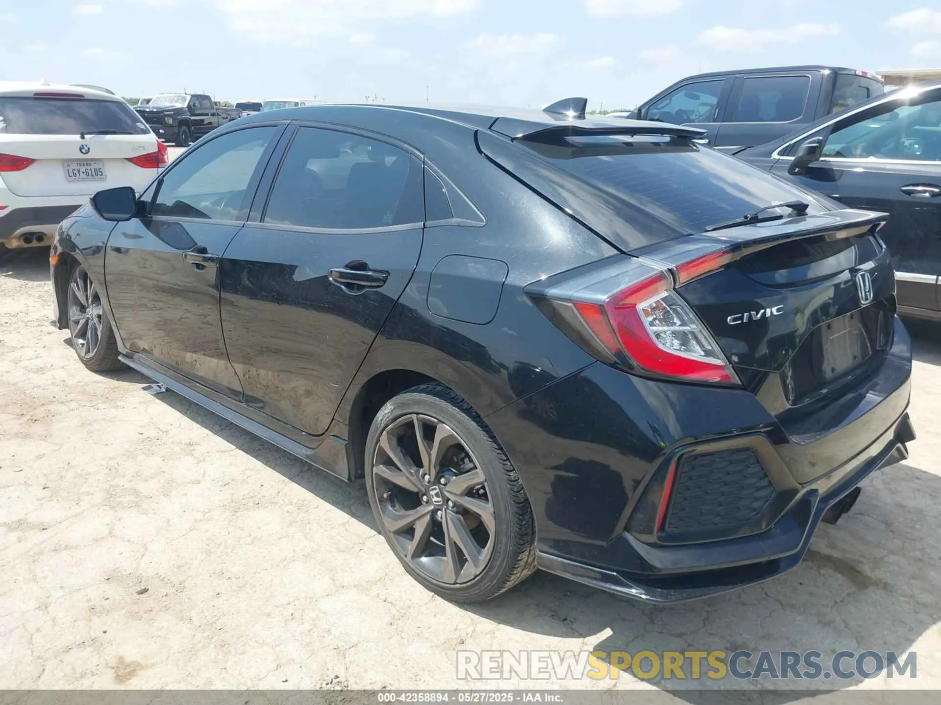 3 fotografías del automóvil dañado SHHFK7H45KU226624 HONDA CIVIC 2019
