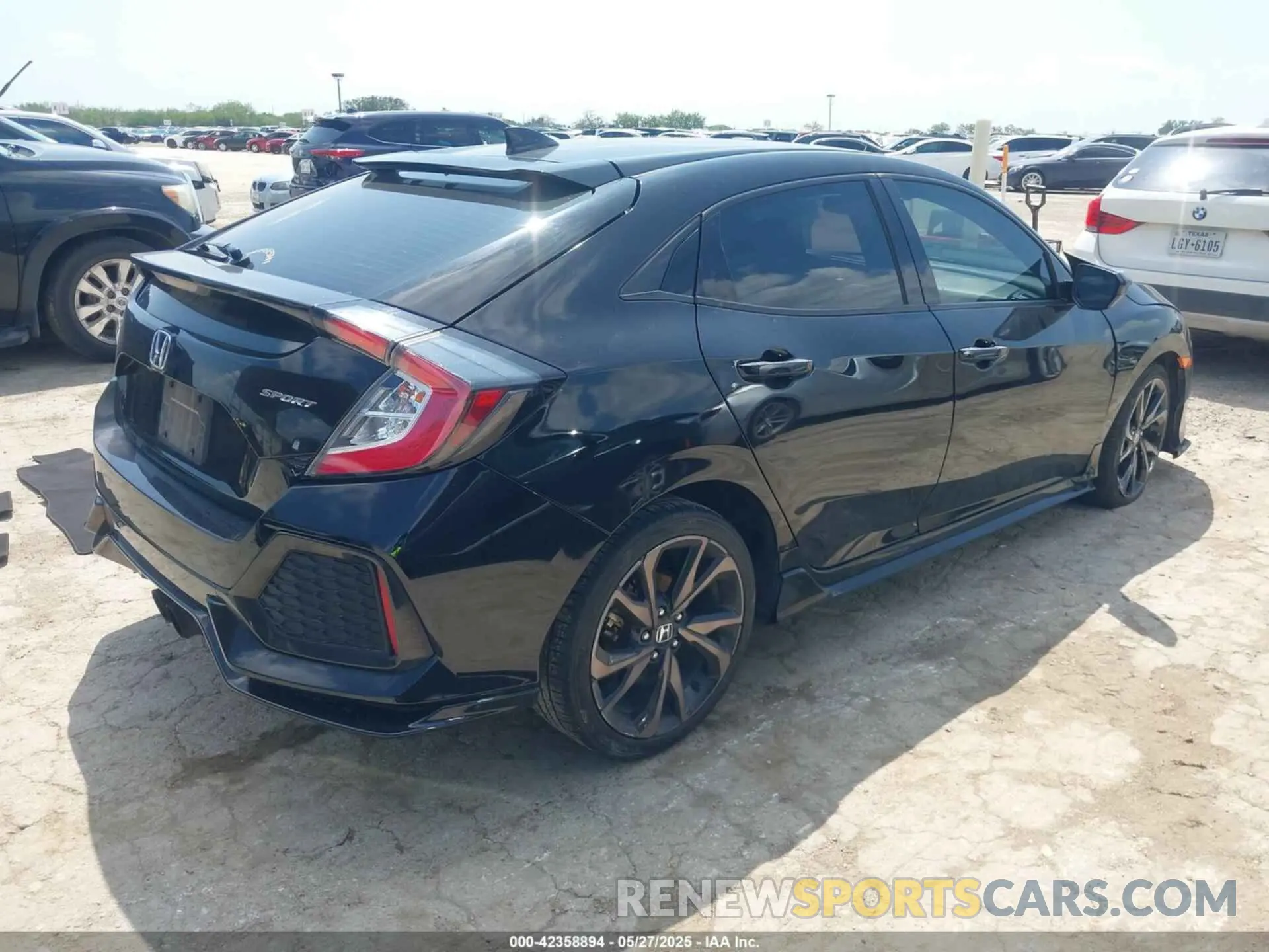 4 fotografías del automóvil dañado SHHFK7H45KU226624 HONDA CIVIC 2019
