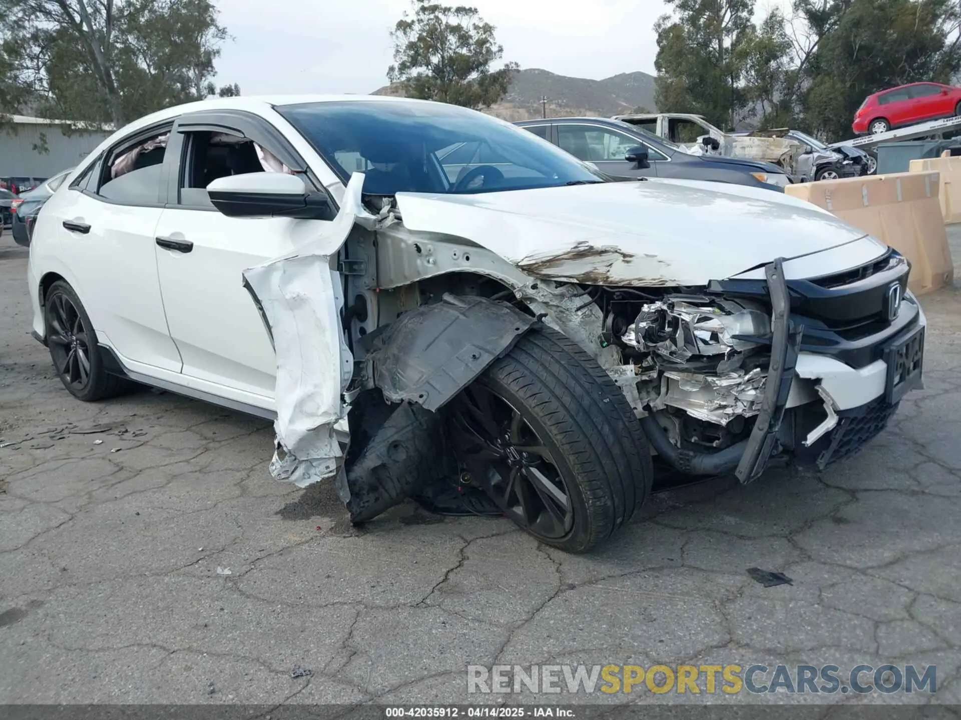 1 fotografías del automóvil dañado SHHFK7H45KU406167 HONDA CIVIC 2019