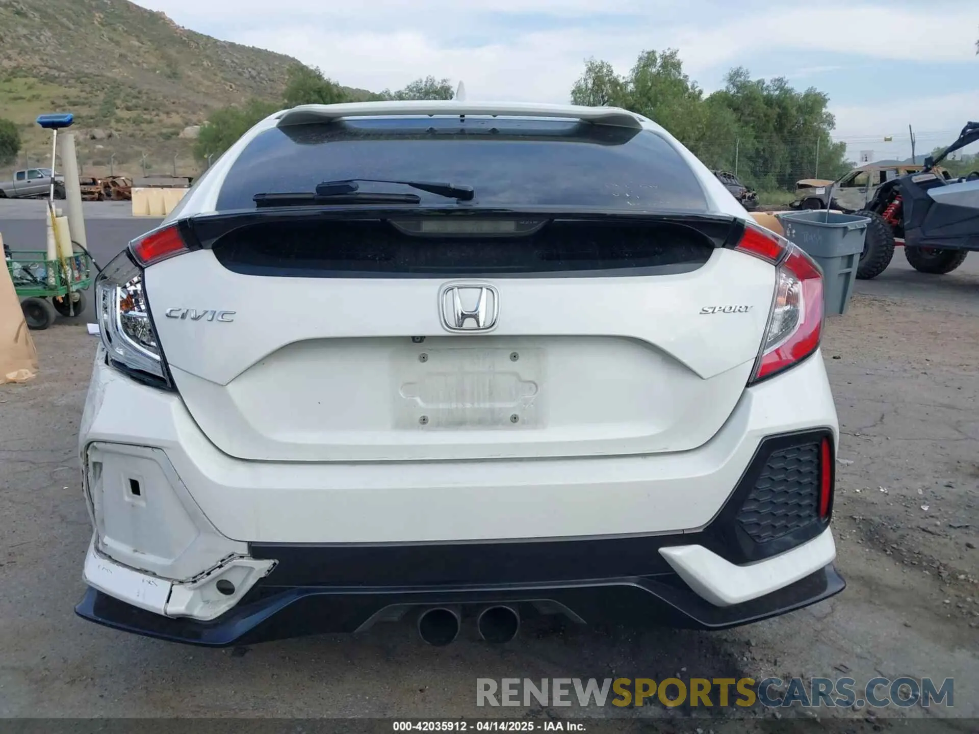 15 fotografías del automóvil dañado SHHFK7H45KU406167 HONDA CIVIC 2019