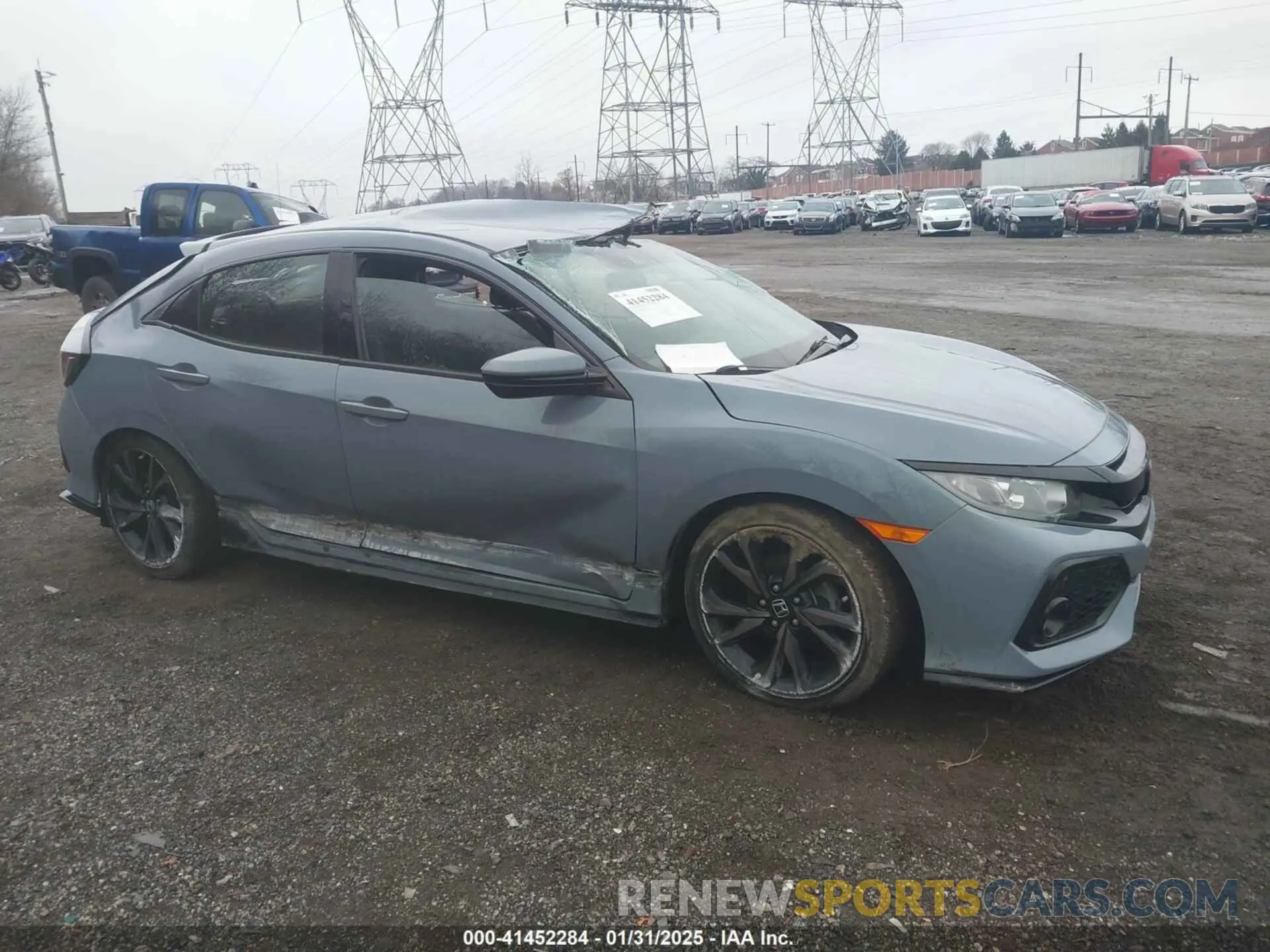 1 fotografías del automóvil dañado SHHFK7H45KU413040 HONDA CIVIC 2019