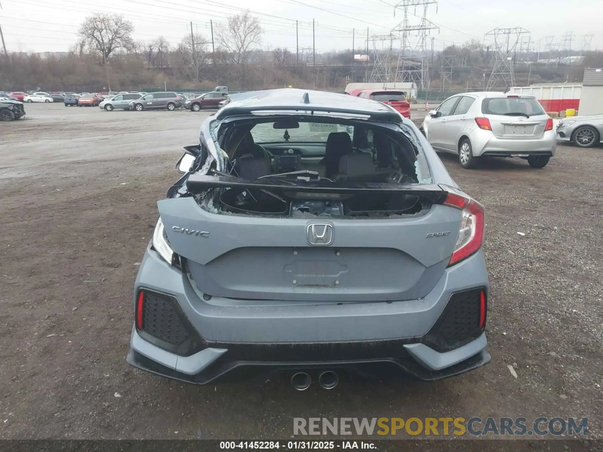 16 fotografías del automóvil dañado SHHFK7H45KU413040 HONDA CIVIC 2019