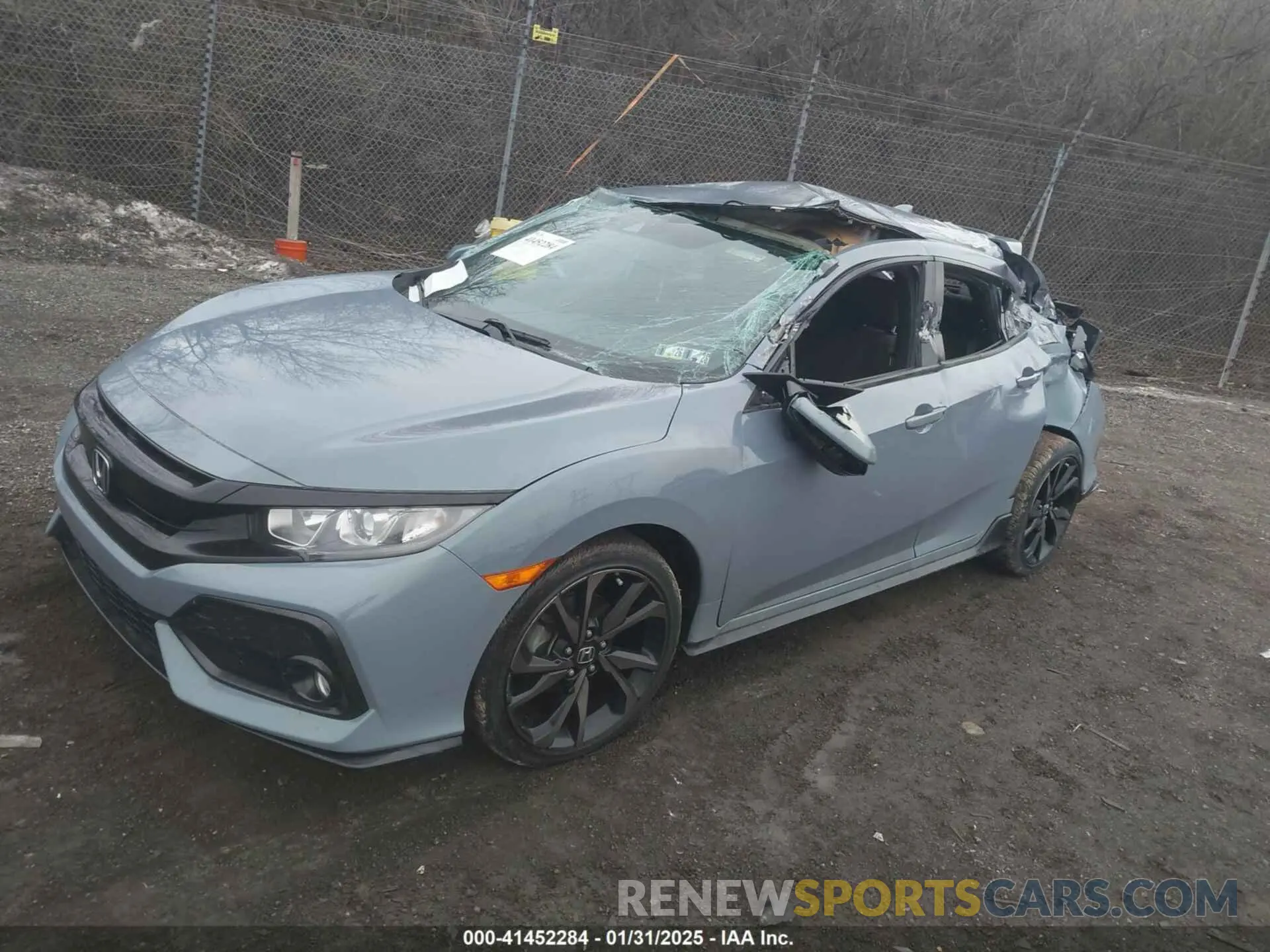 2 fotografías del automóvil dañado SHHFK7H45KU413040 HONDA CIVIC 2019
