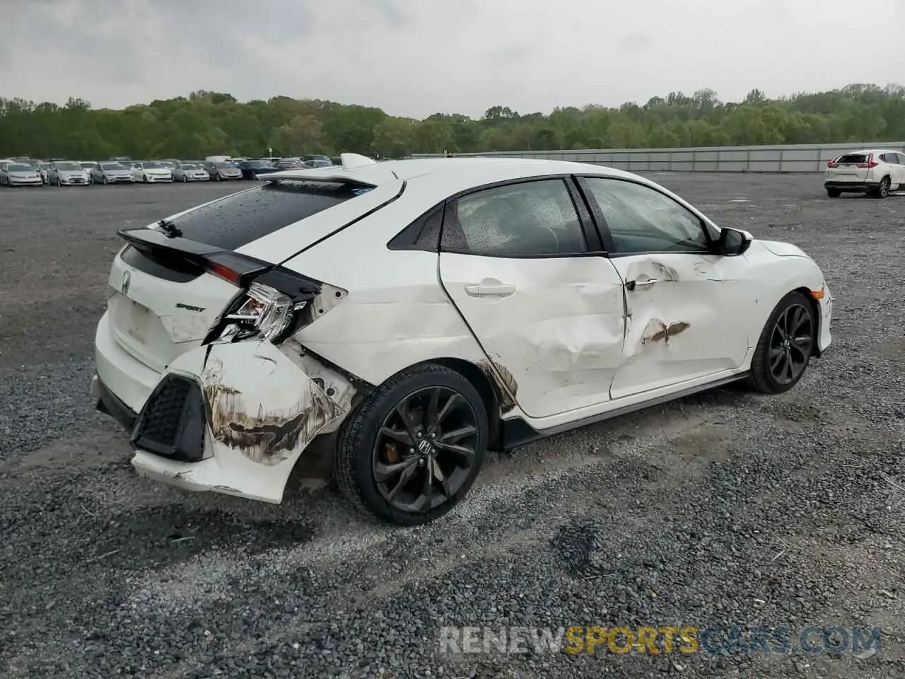 3 fotografías del automóvil dañado SHHFK7H46KU225658 HONDA CIVIC 2019