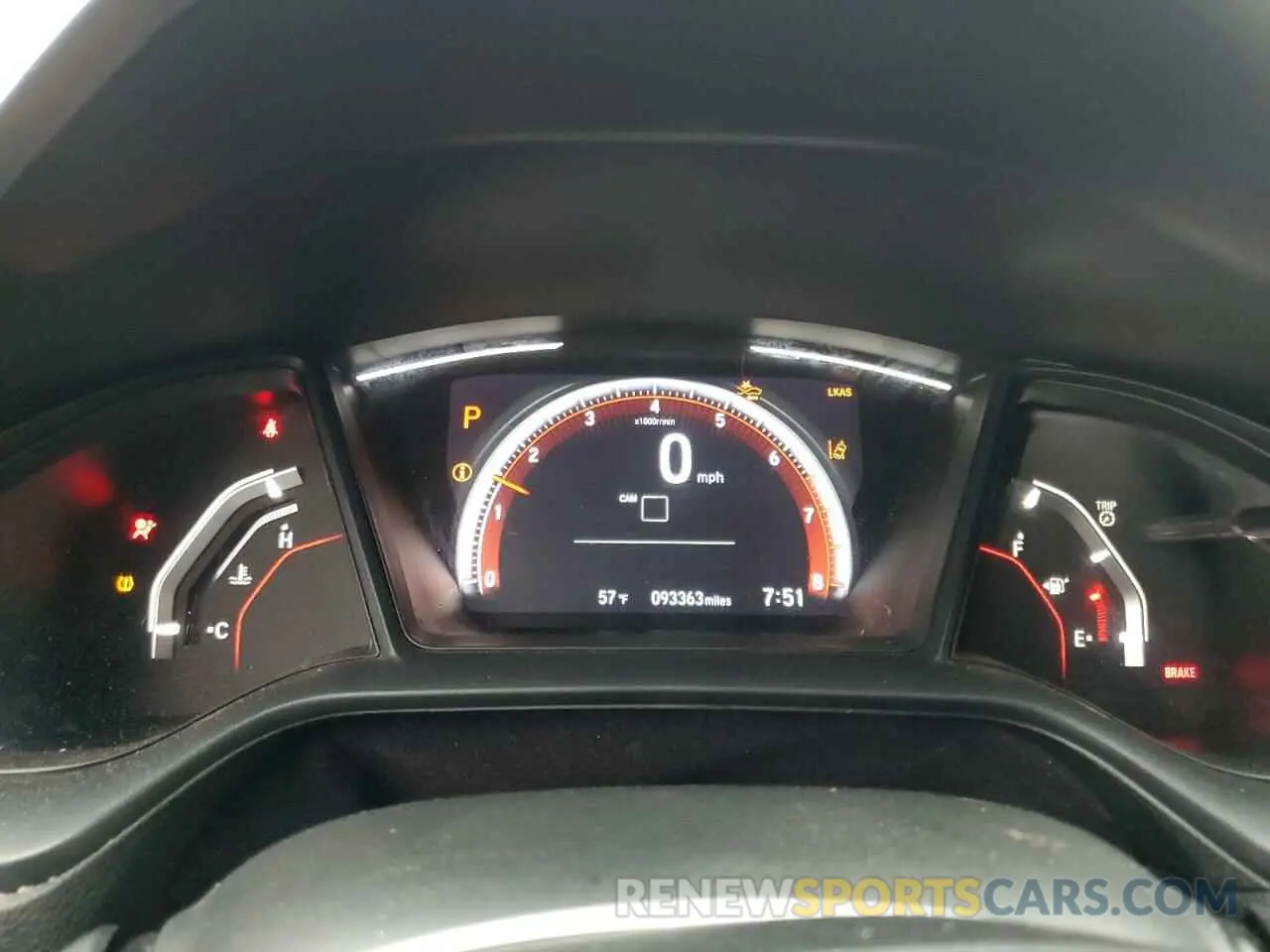 9 fotografías del automóvil dañado SHHFK7H46KU225658 HONDA CIVIC 2019