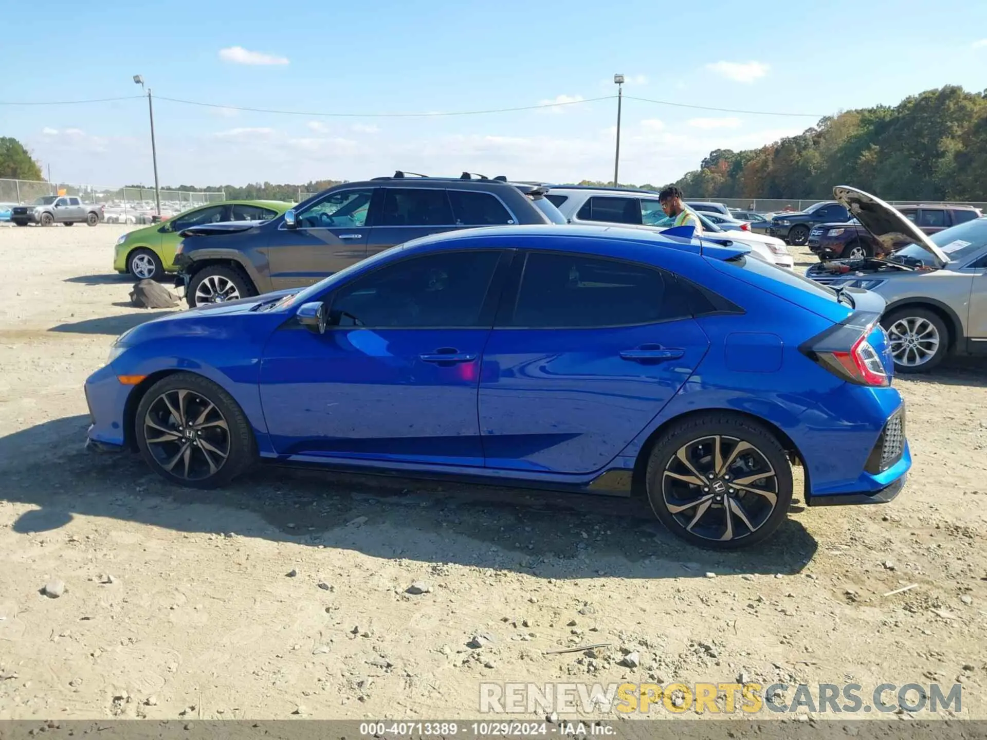 14 fotografías del automóvil dañado SHHFK7H46KU417193 HONDA CIVIC 2019