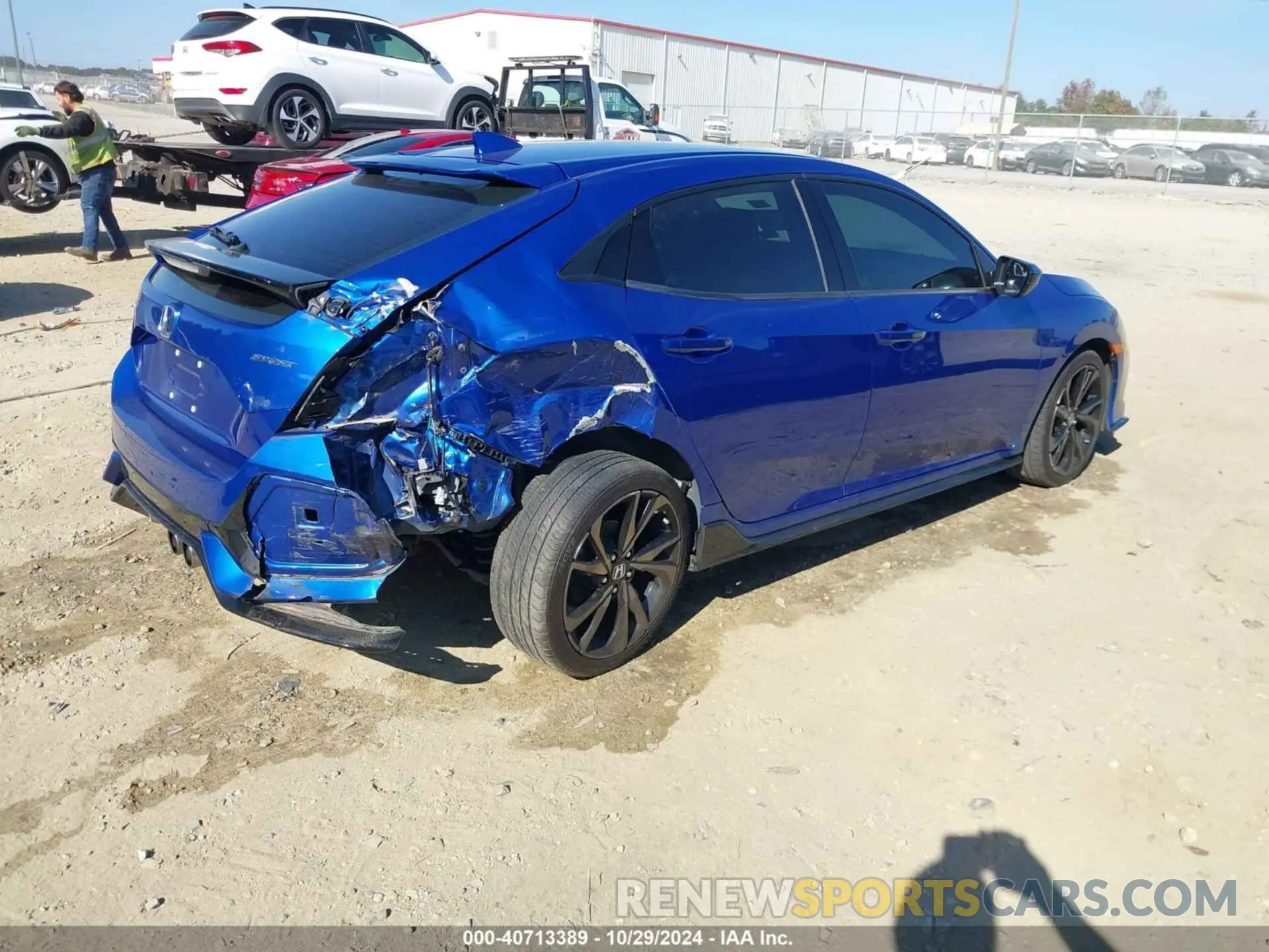 6 fotografías del automóvil dañado SHHFK7H46KU417193 HONDA CIVIC 2019