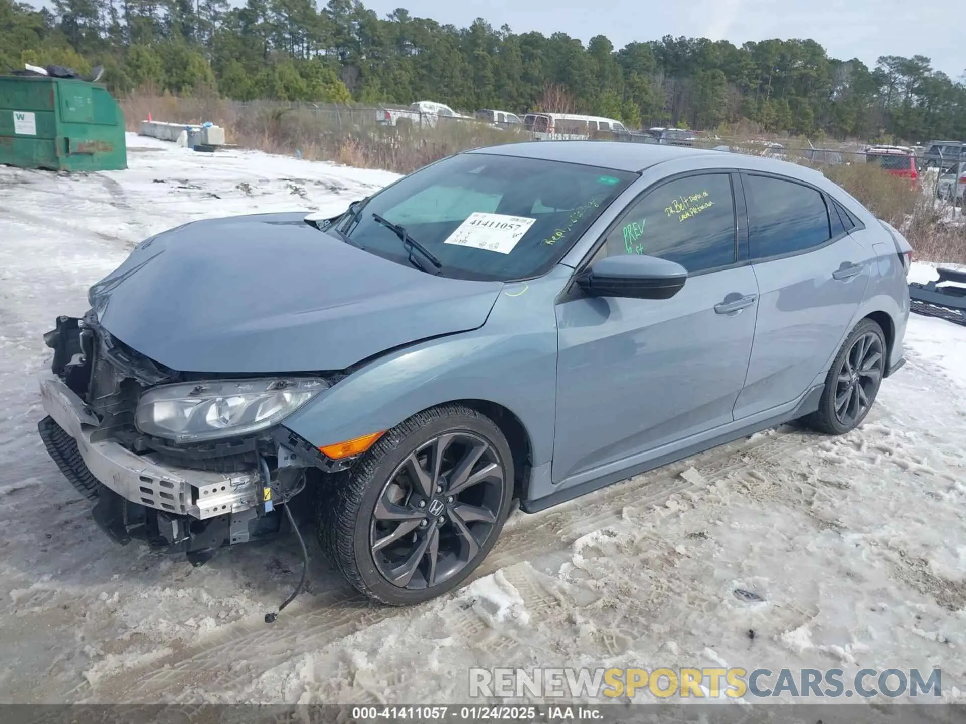 2 fotografías del automóvil dañado SHHFK7H47KU202793 HONDA CIVIC 2019