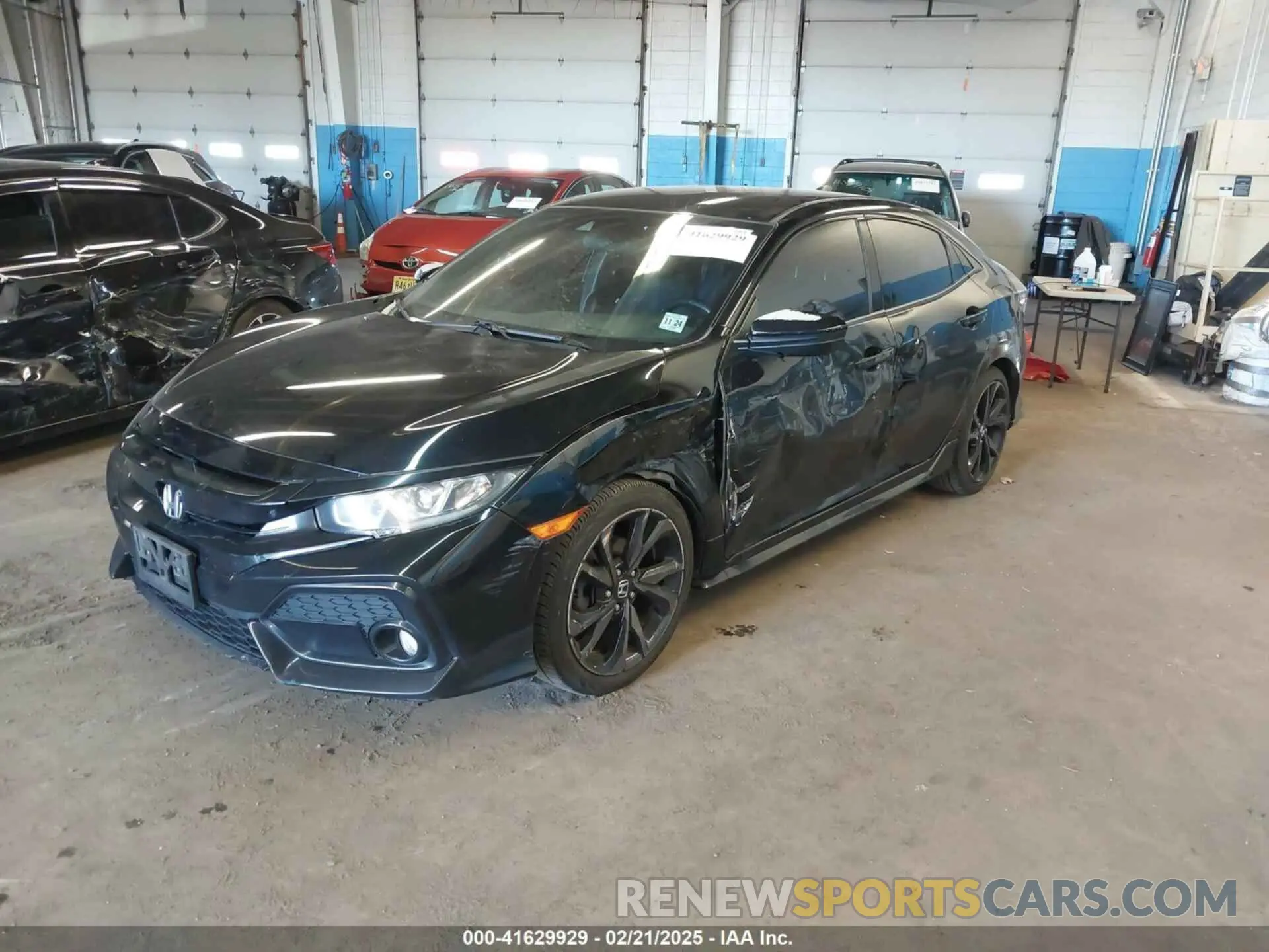 2 fotografías del automóvil dañado SHHFK7H47KU400791 HONDA CIVIC 2019