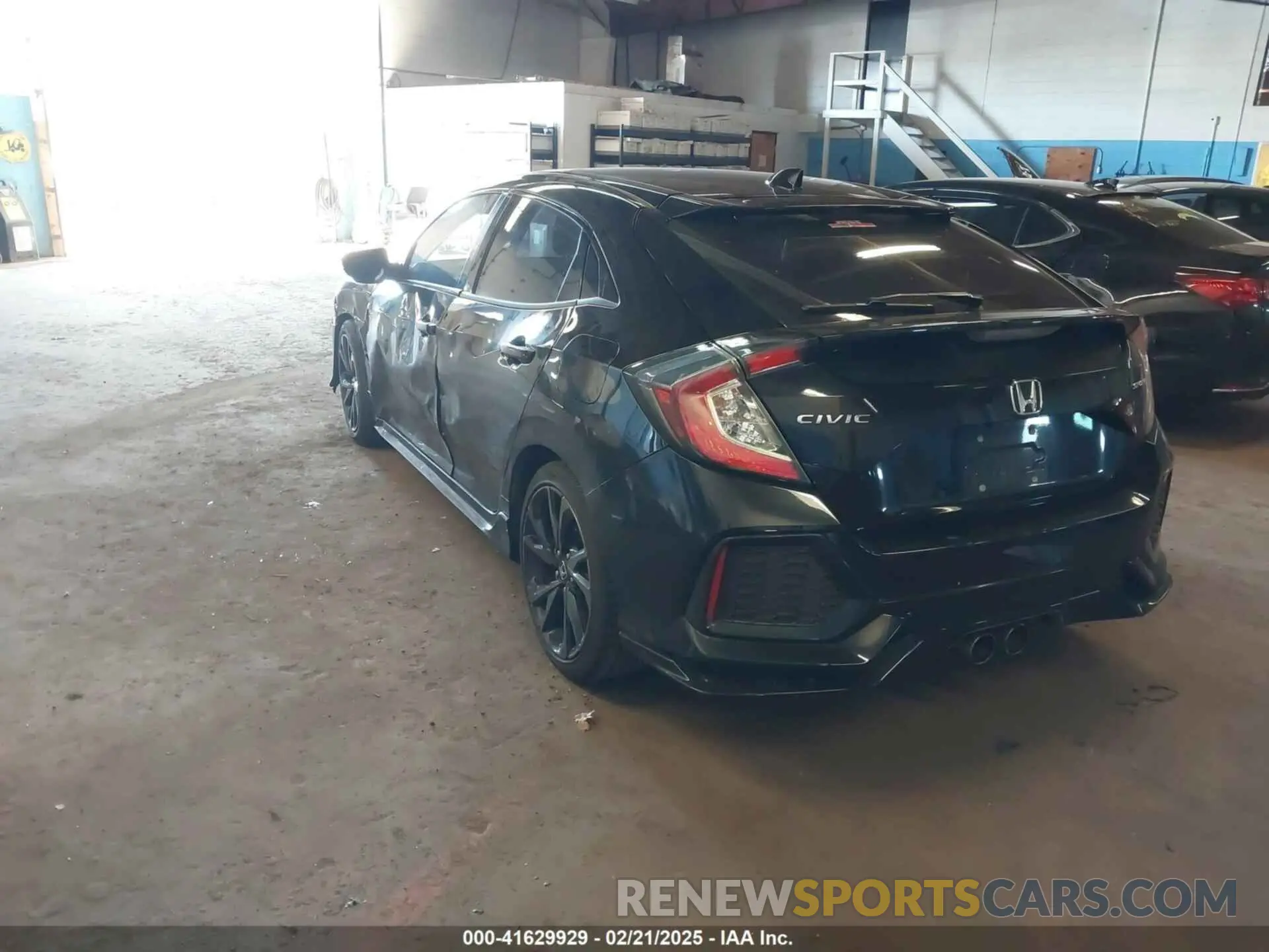 3 fotografías del automóvil dañado SHHFK7H47KU400791 HONDA CIVIC 2019