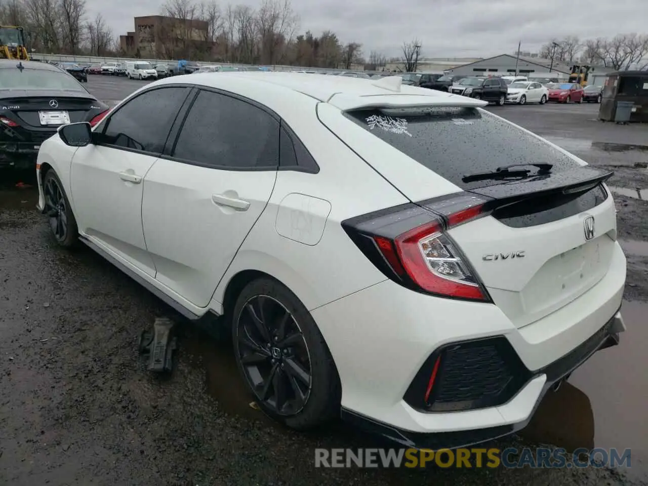 2 fotografías del automóvil dañado SHHFK7H47KU413587 HONDA CIVIC 2019