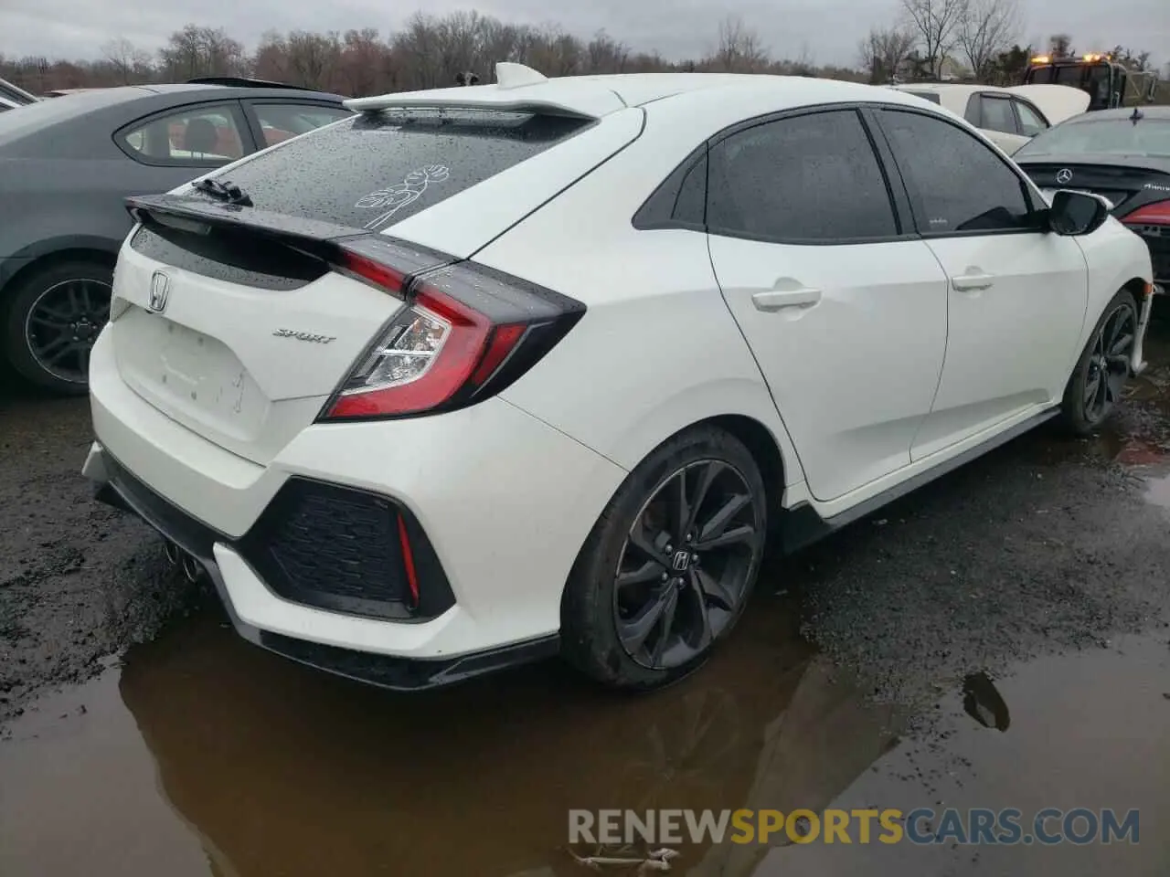 3 fotografías del automóvil dañado SHHFK7H47KU413587 HONDA CIVIC 2019