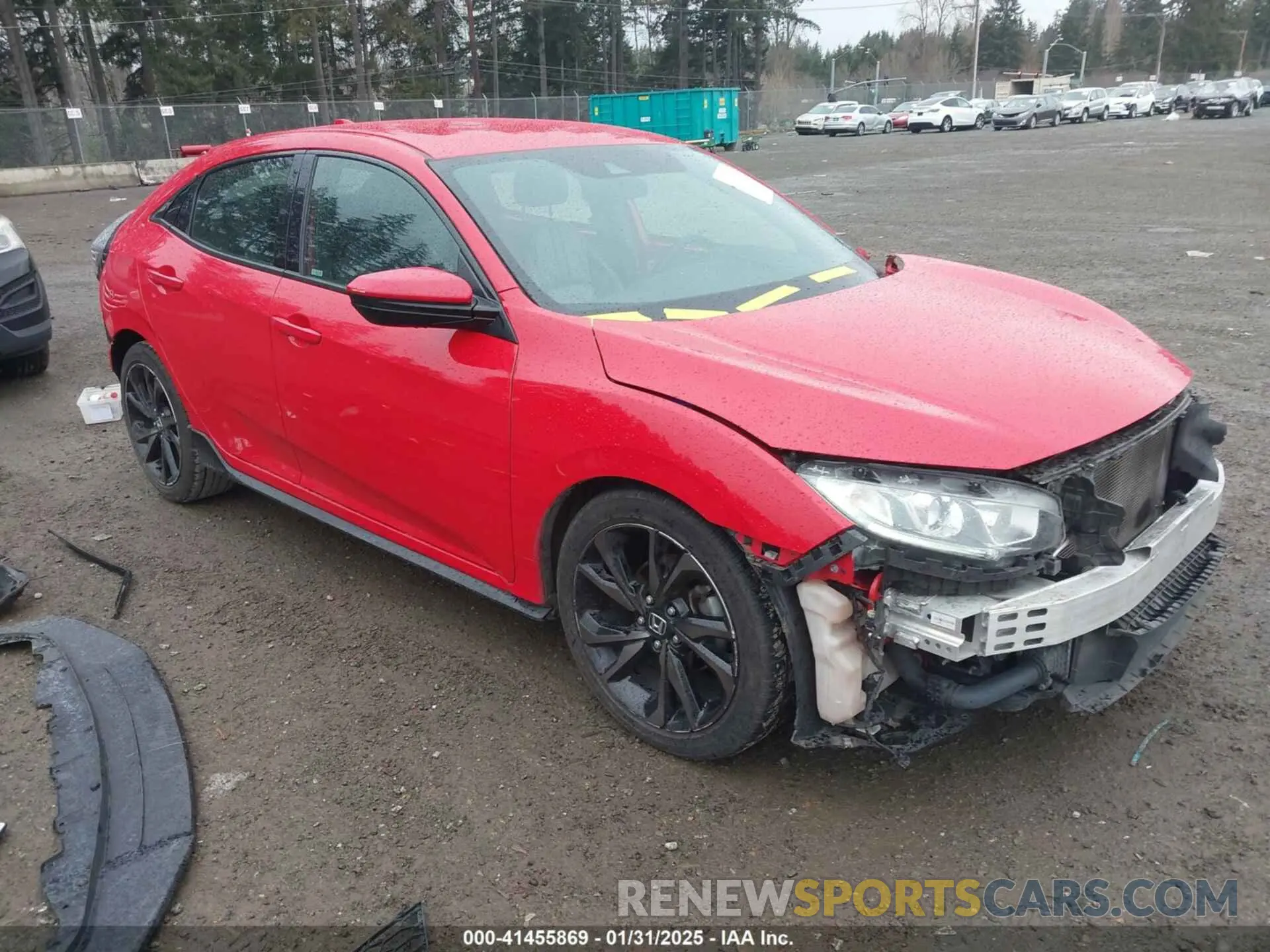 1 fotografías del automóvil dañado SHHFK7H47KU414853 HONDA CIVIC 2019
