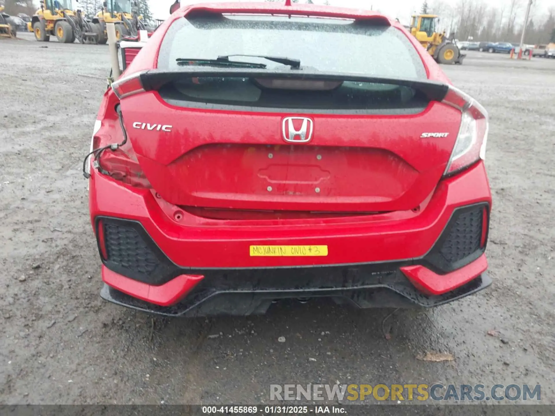 19 fotografías del automóvil dañado SHHFK7H47KU414853 HONDA CIVIC 2019