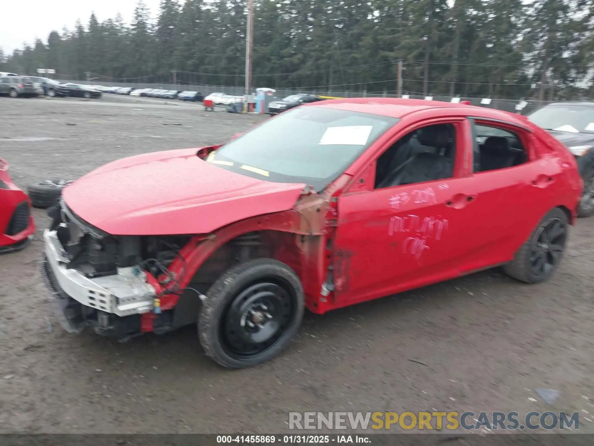 6 fotografías del automóvil dañado SHHFK7H47KU414853 HONDA CIVIC 2019