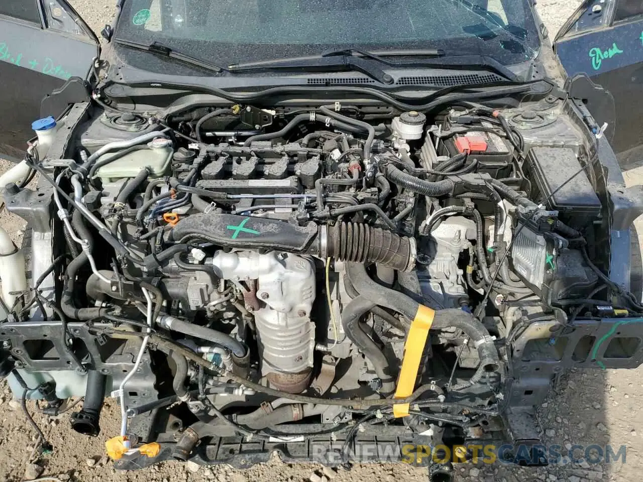 12 fotografías del automóvil dañado SHHFK7H48KU402680 HONDA CIVIC 2019