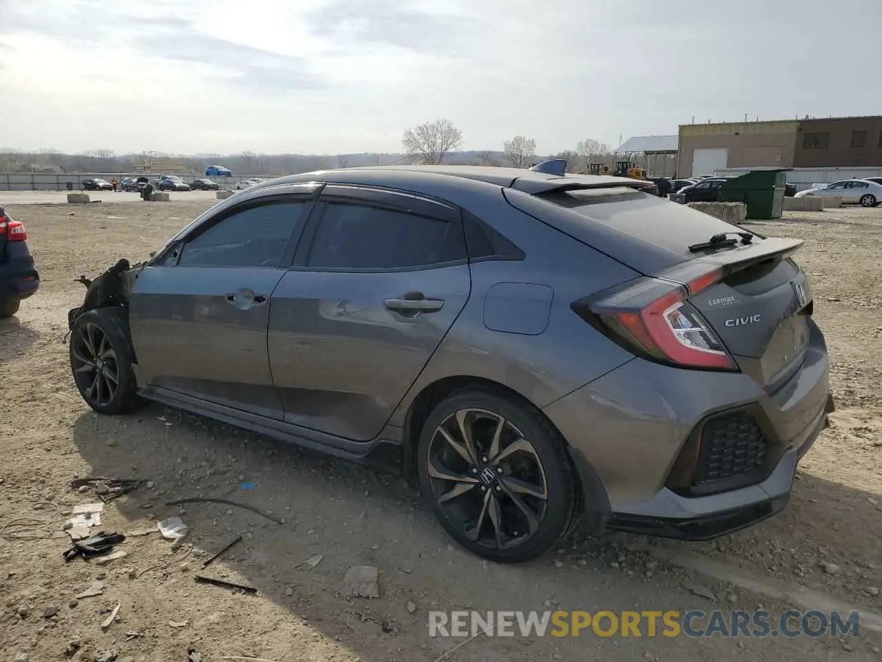 2 fotografías del automóvil dañado SHHFK7H48KU402680 HONDA CIVIC 2019