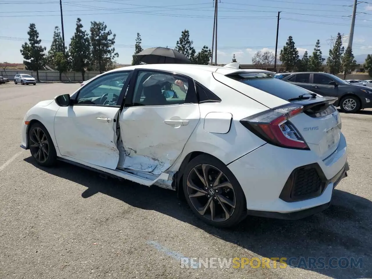2 fotografías del automóvil dañado SHHFK7H4XKU409470 HONDA CIVIC 2019