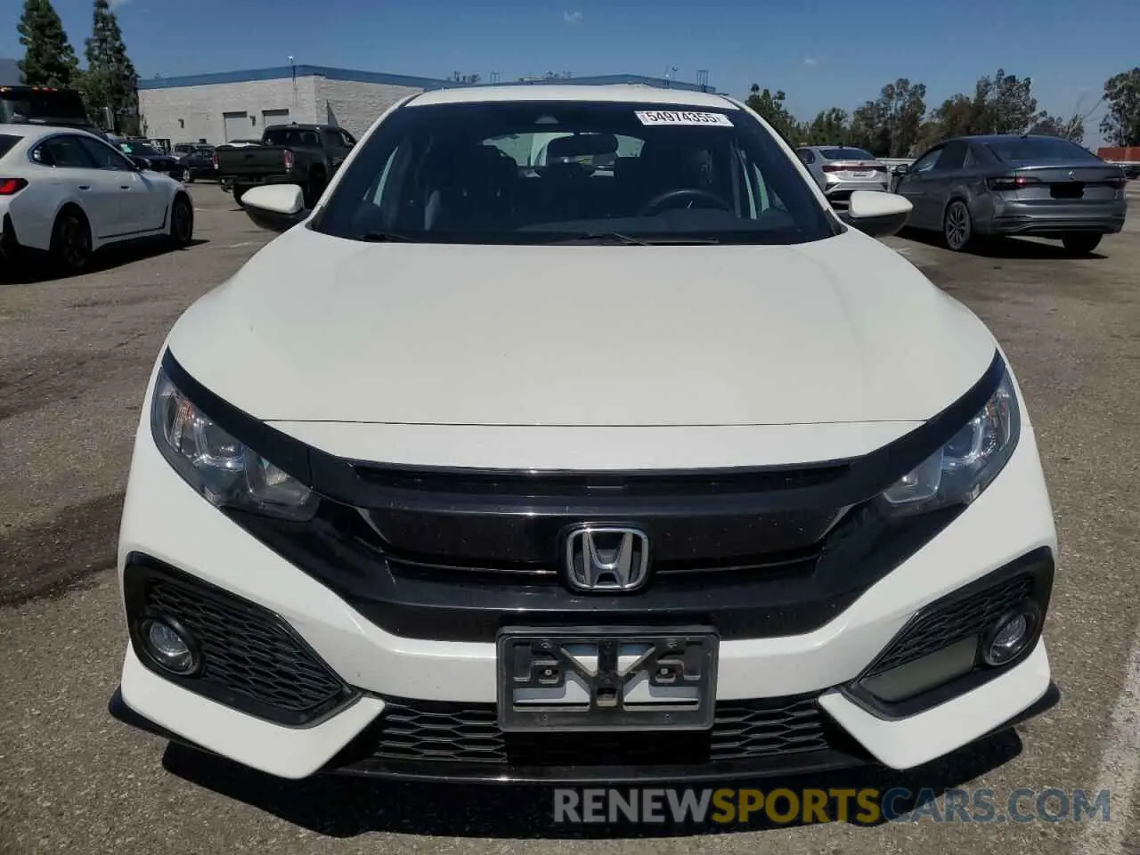 5 fotografías del automóvil dañado SHHFK7H4XKU409470 HONDA CIVIC 2019