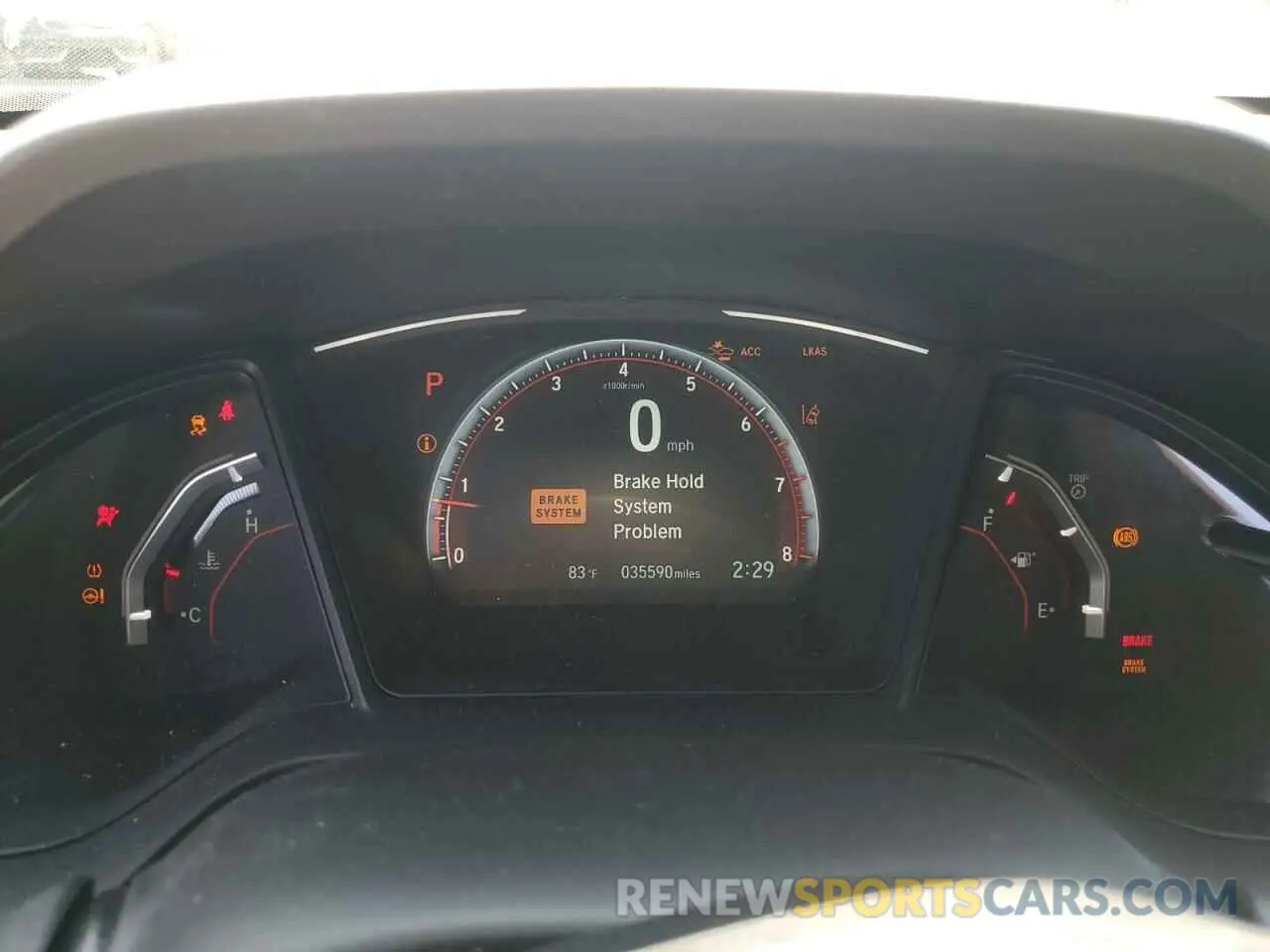 9 fotografías del automóvil dañado SHHFK7H4XKU409470 HONDA CIVIC 2019