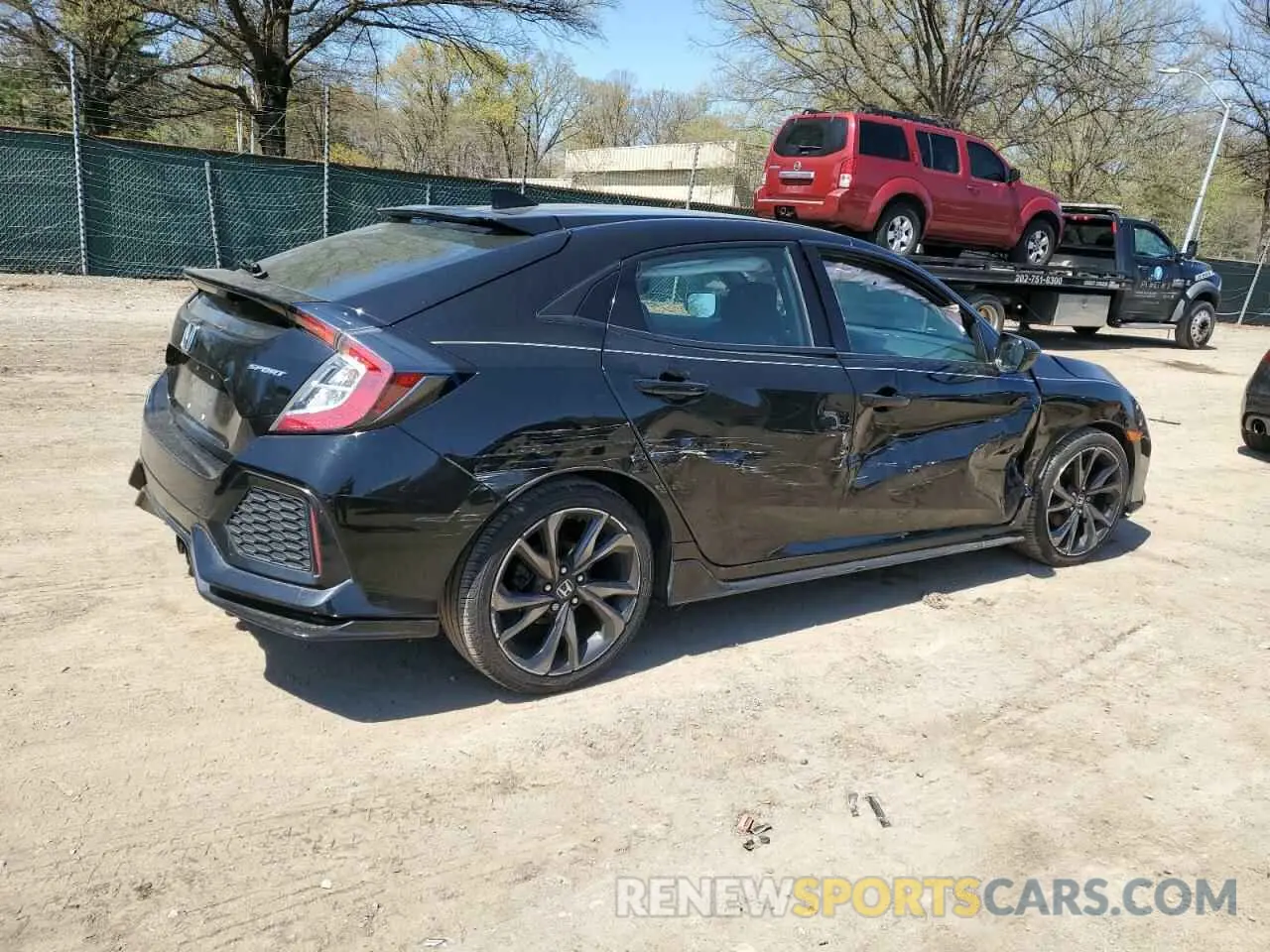 3 fotografías del automóvil dañado SHHFK7H4XKU422798 HONDA CIVIC 2019