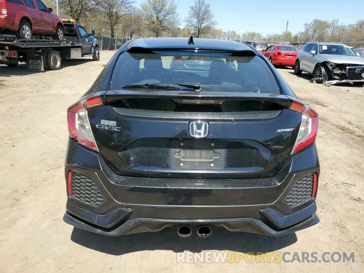 6 fotografías del automóvil dañado SHHFK7H4XKU422798 HONDA CIVIC 2019