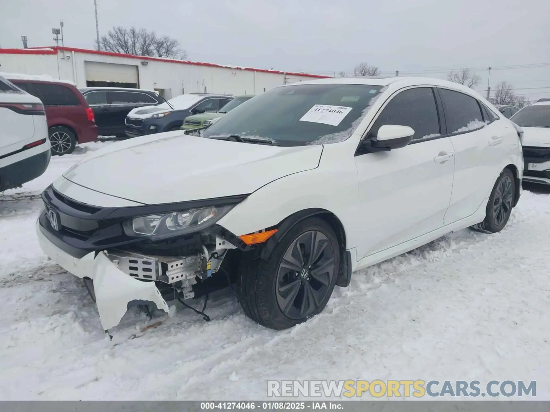 2 fotografías del automóvil dañado SHHFK7H61KU217999 HONDA CIVIC 2019