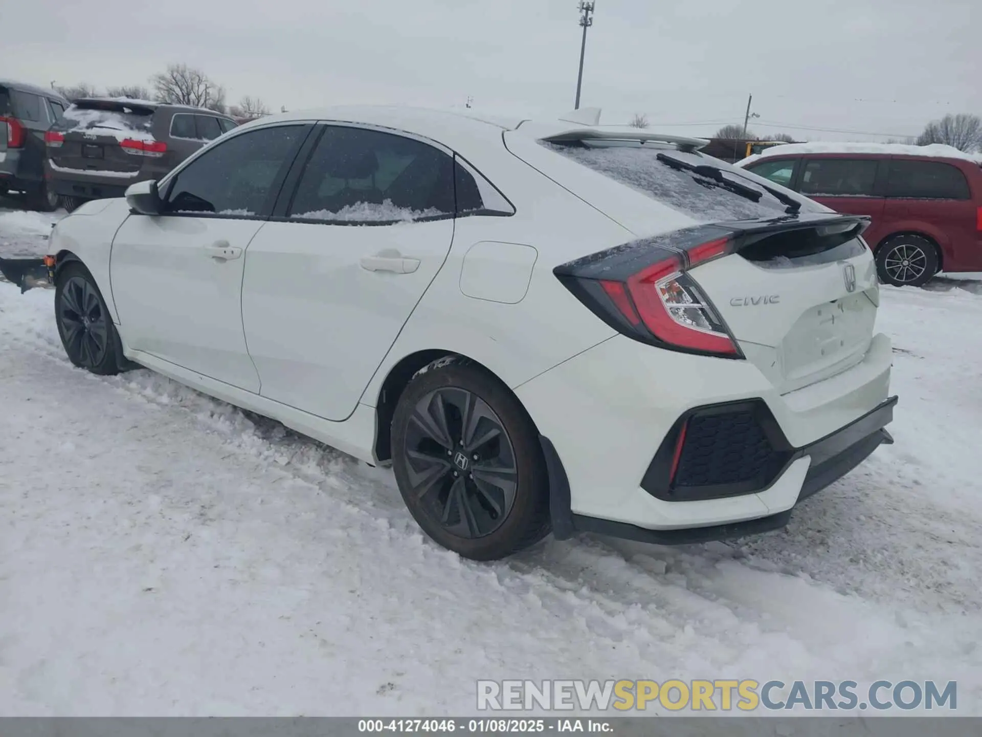 3 fotografías del automóvil dañado SHHFK7H61KU217999 HONDA CIVIC 2019
