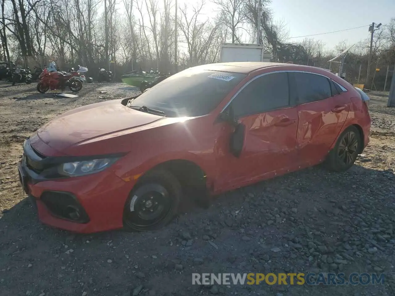 1 fotografías del automóvil dañado SHHFK7H61KU418575 HONDA CIVIC 2019