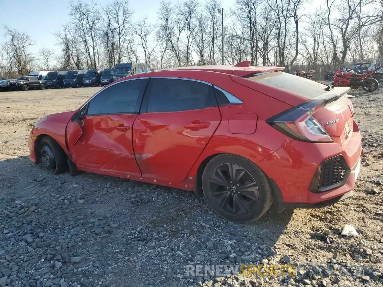 2 fotografías del automóvil dañado SHHFK7H61KU418575 HONDA CIVIC 2019