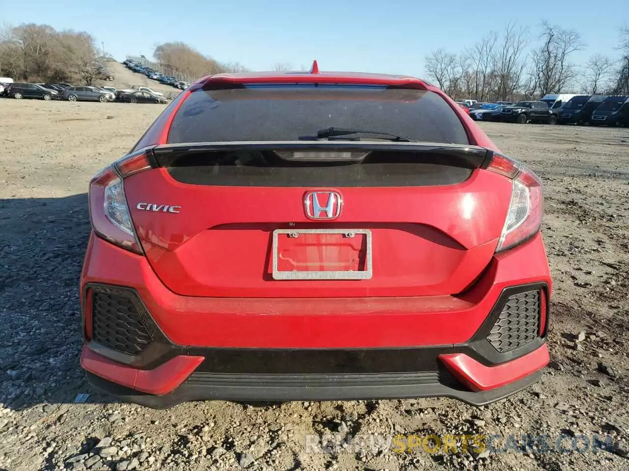 6 fotografías del automóvil dañado SHHFK7H61KU418575 HONDA CIVIC 2019