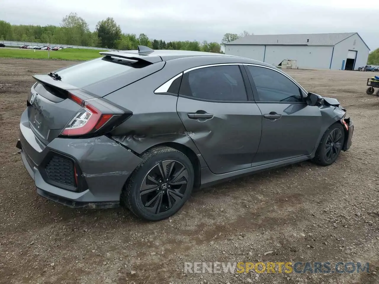 3 fotografías del automóvil dañado SHHFK7H62KU213945 HONDA CIVIC 2019
