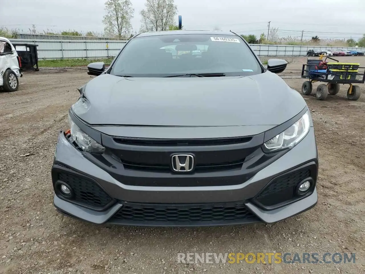 5 fotografías del automóvil dañado SHHFK7H62KU213945 HONDA CIVIC 2019