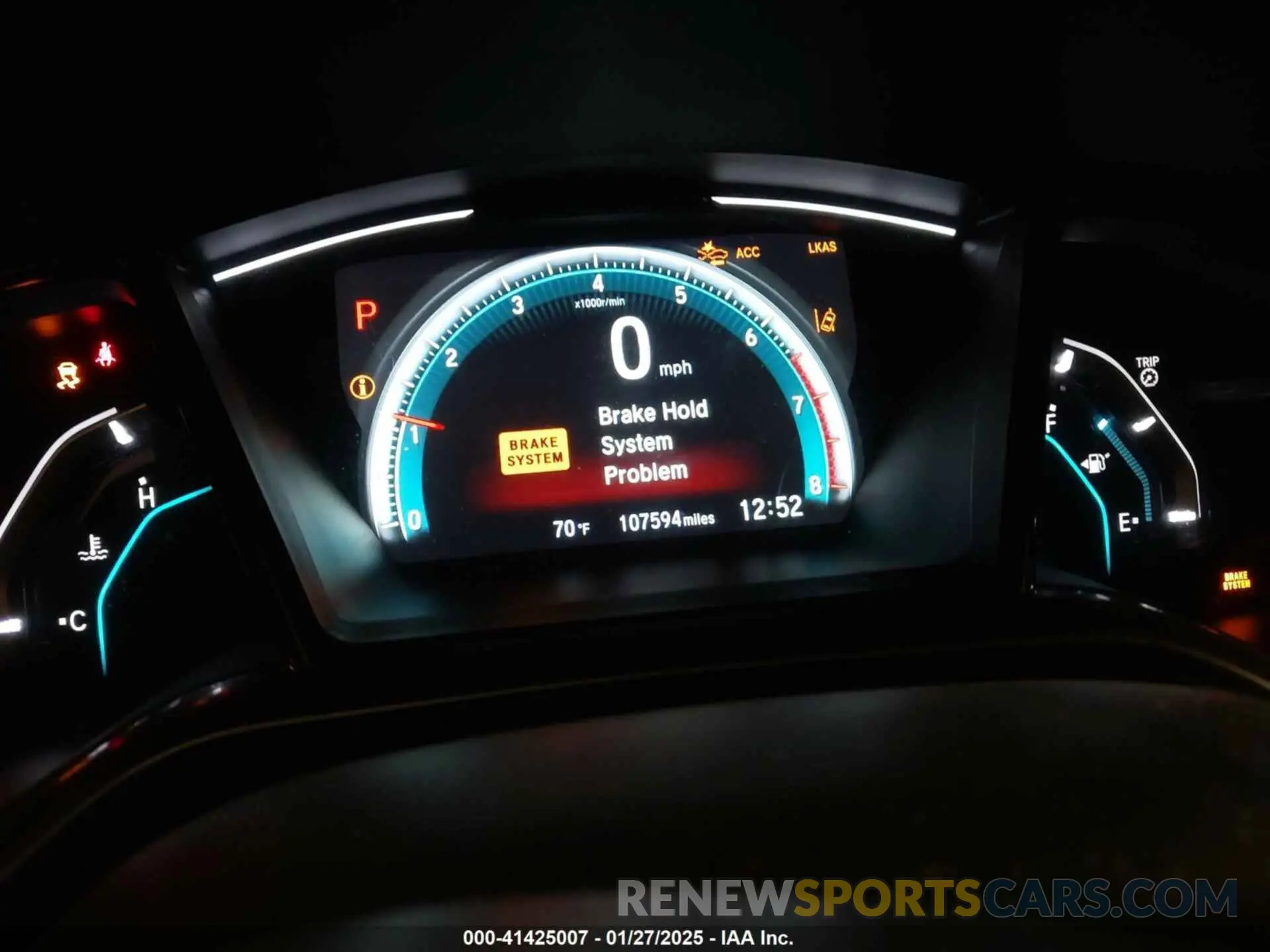 7 fotografías del automóvil dañado SHHFK7H62KU218286 HONDA CIVIC 2019