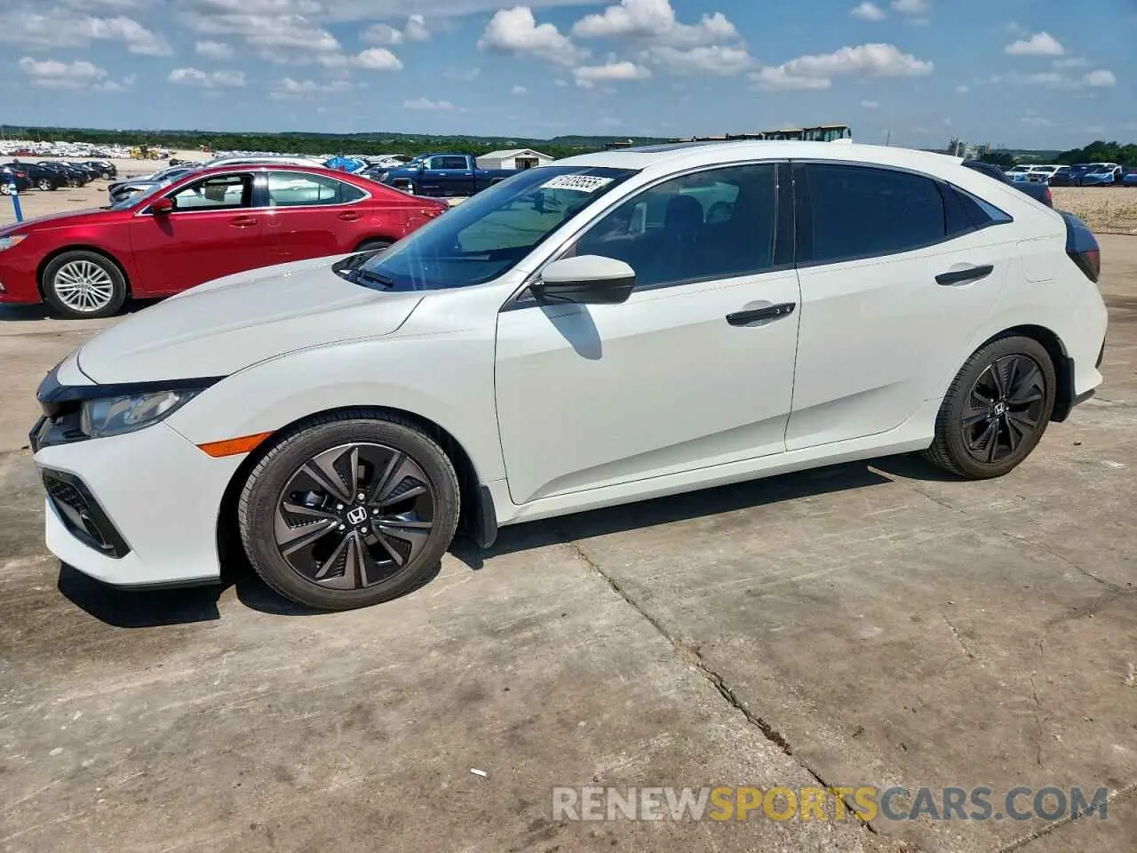 1 fotografías del automóvil dañado SHHFK7H62KU221107 HONDA CIVIC 2019
