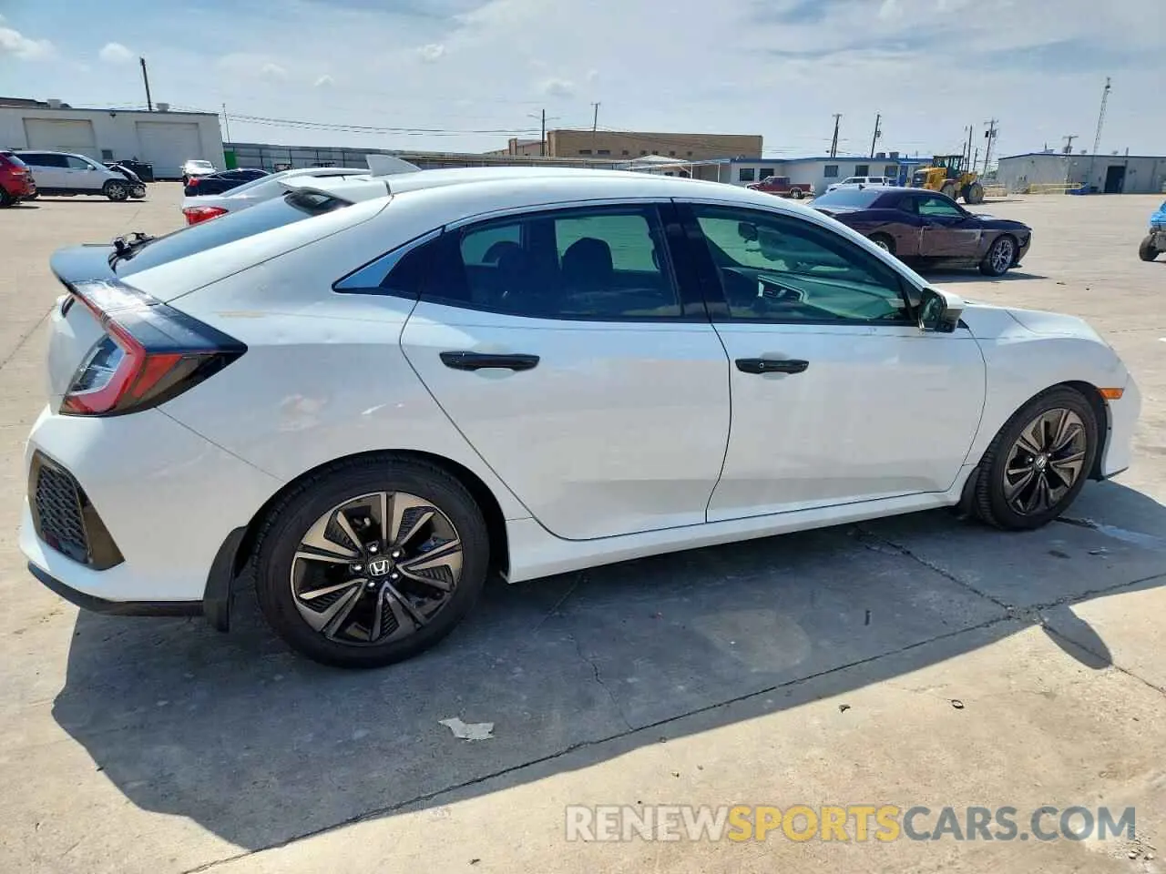 3 fotografías del automóvil dañado SHHFK7H62KU221107 HONDA CIVIC 2019