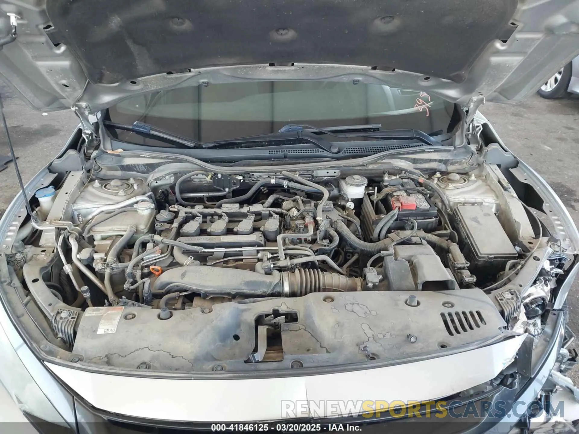 10 fotografías del automóvil dañado SHHFK7H62KU403955 HONDA CIVIC 2019