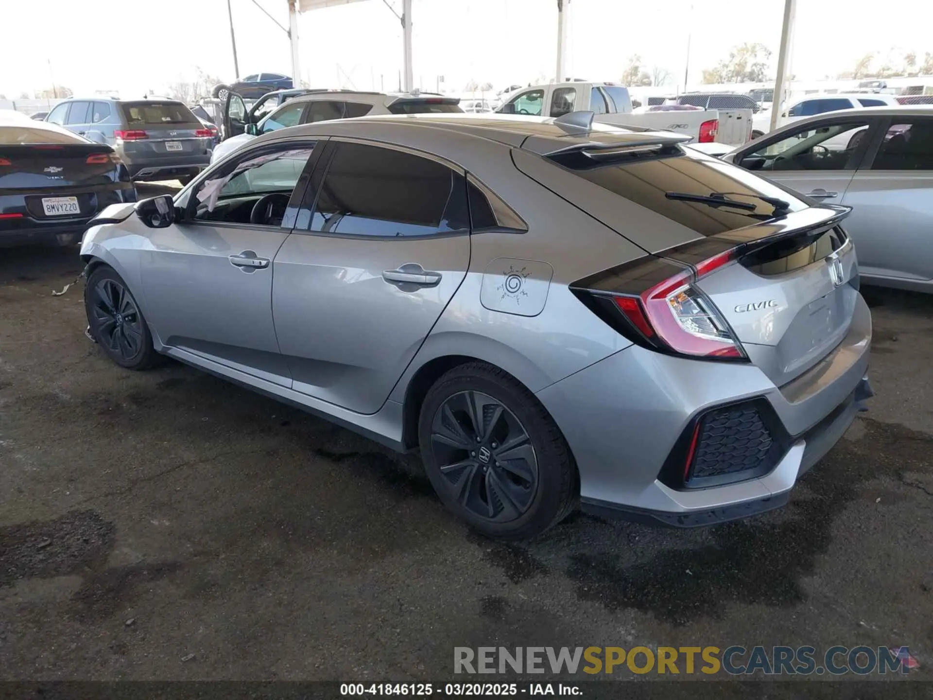 3 fotografías del automóvil dañado SHHFK7H62KU403955 HONDA CIVIC 2019