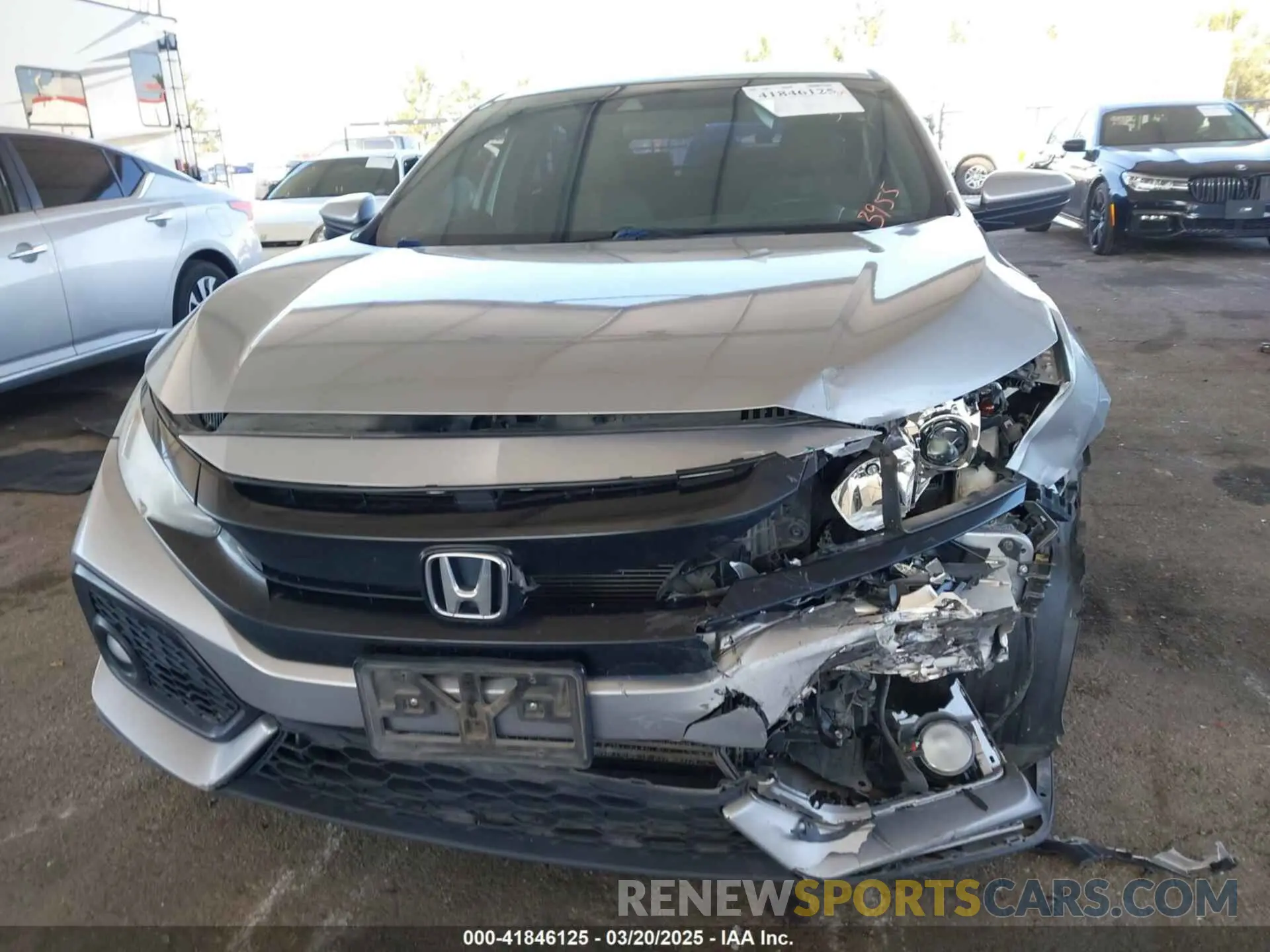 6 fotografías del automóvil dañado SHHFK7H62KU403955 HONDA CIVIC 2019